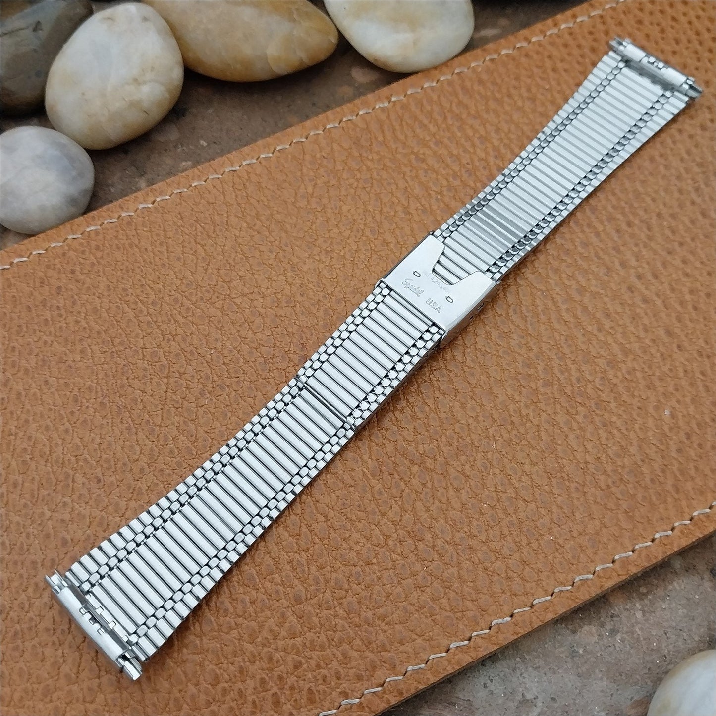 Classic Speidel Stainless Steel 19mm 20mm 22mm Unused 1970s Vintage Watch Band