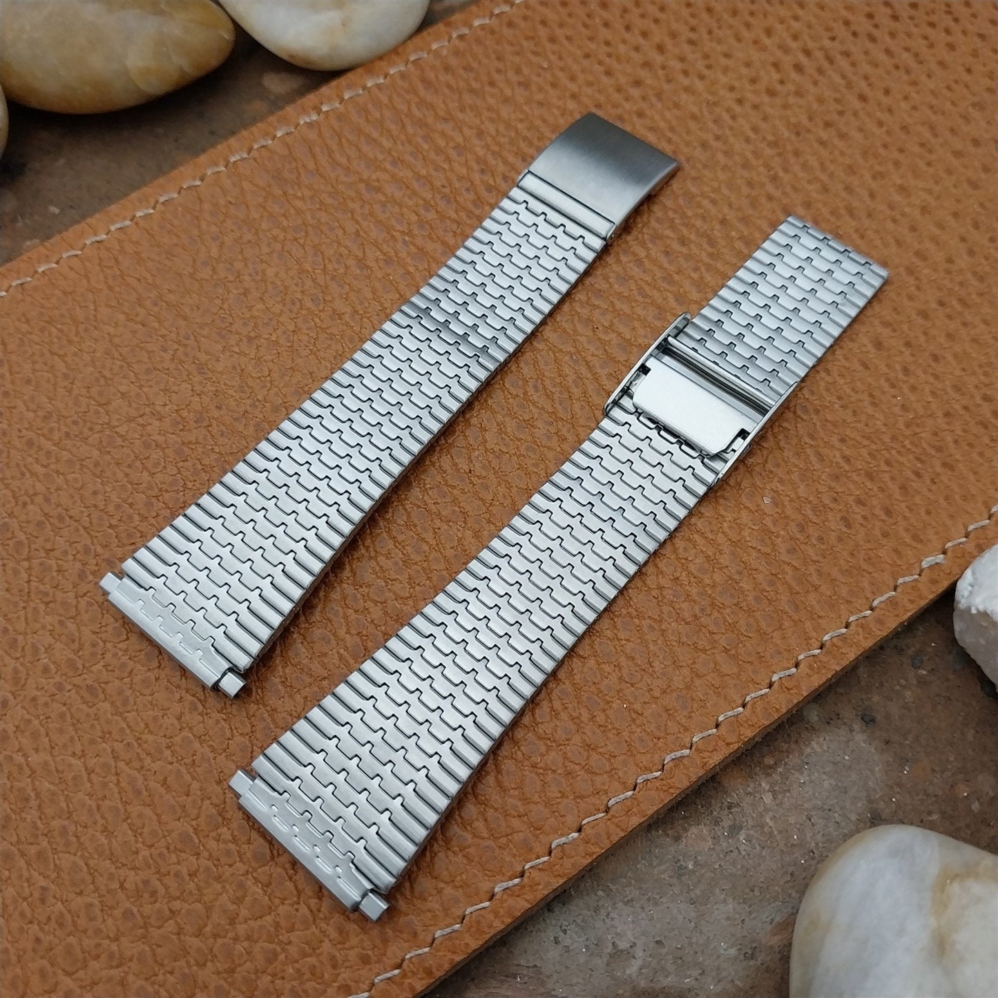 Classic Speidel Stainless Steel 19mm 20mm 22mm Unused 1970s Vintage Watch Band