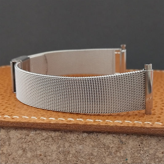 Stainless Steel Mesh 1960s-1970s nos Vintage Watch Band 19mm 20mm 22mm