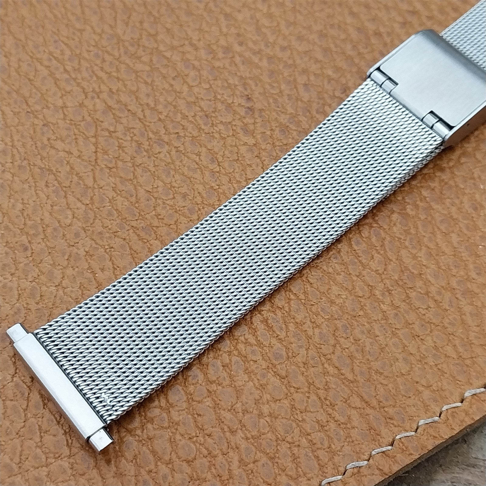 Stainless Steel Mesh 1960s-1970s nos Vintage Watch Band 19mm 20mm 22mm