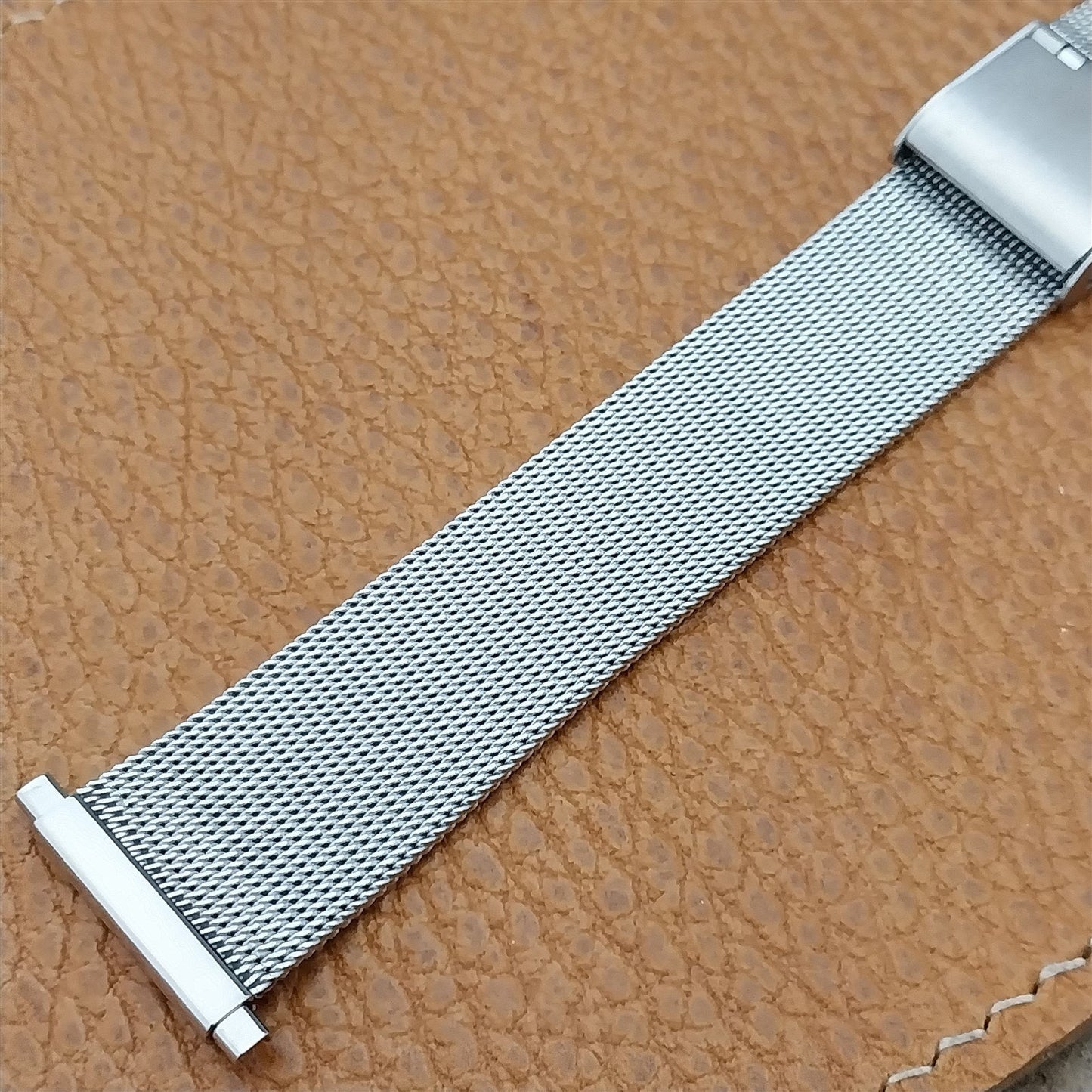 Stainless Steel Mesh 1960s-1970s nos Vintage Watch Band 19mm 20mm 22mm