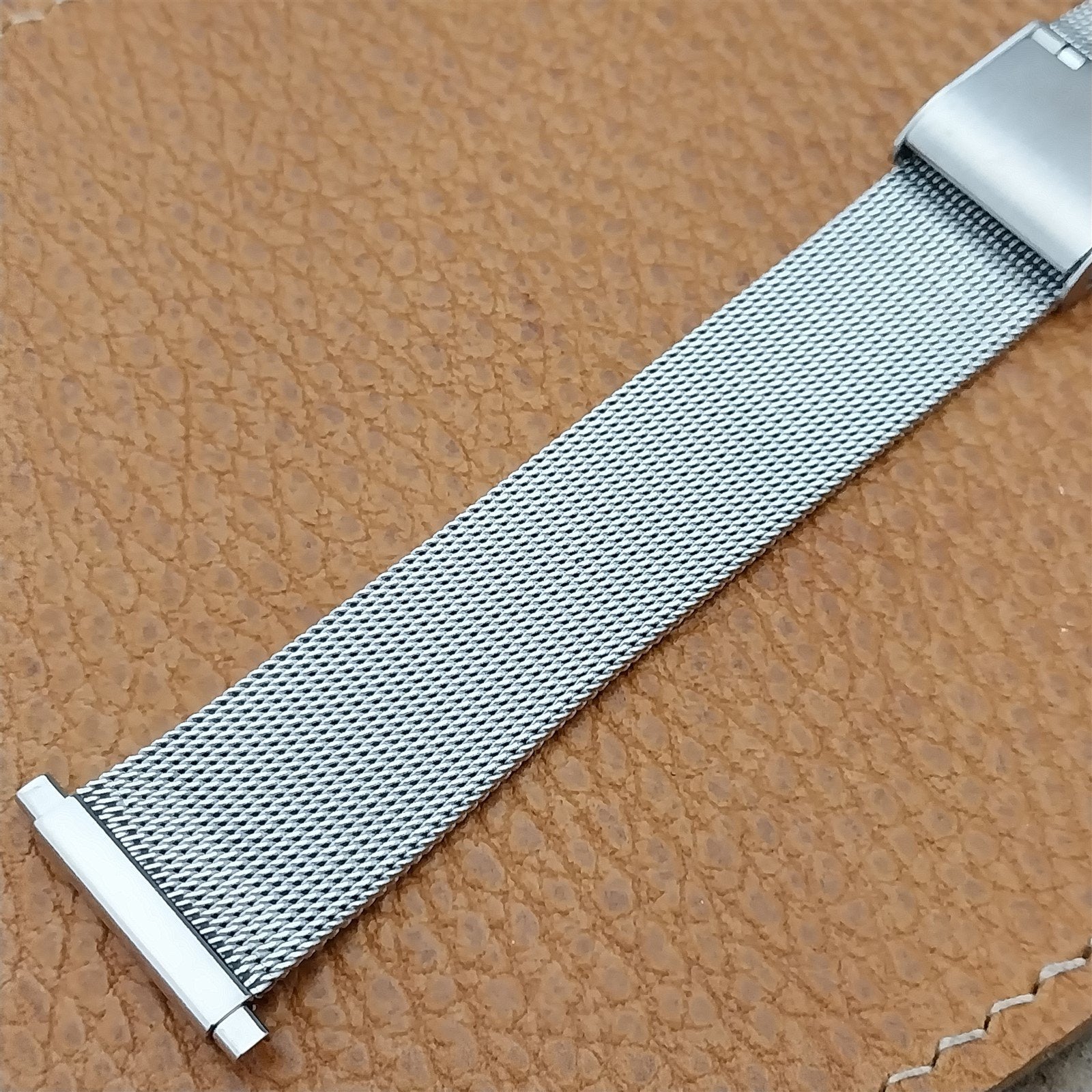 Stainless Steel Mesh 1960s-1970s nos Vintage Watch Band 19mm 20mm 22mm