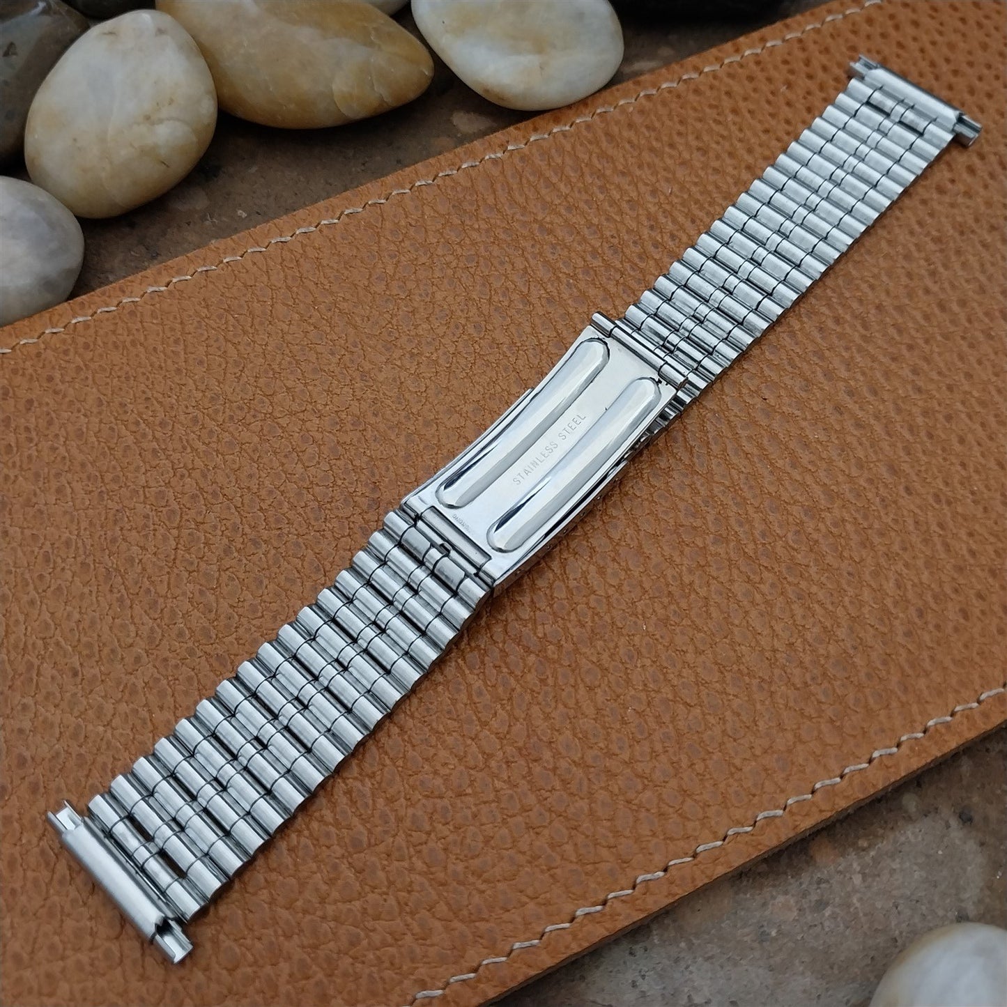 22mm 20mm Speidel Stainless Steel Deployment Vintage Watch Band
