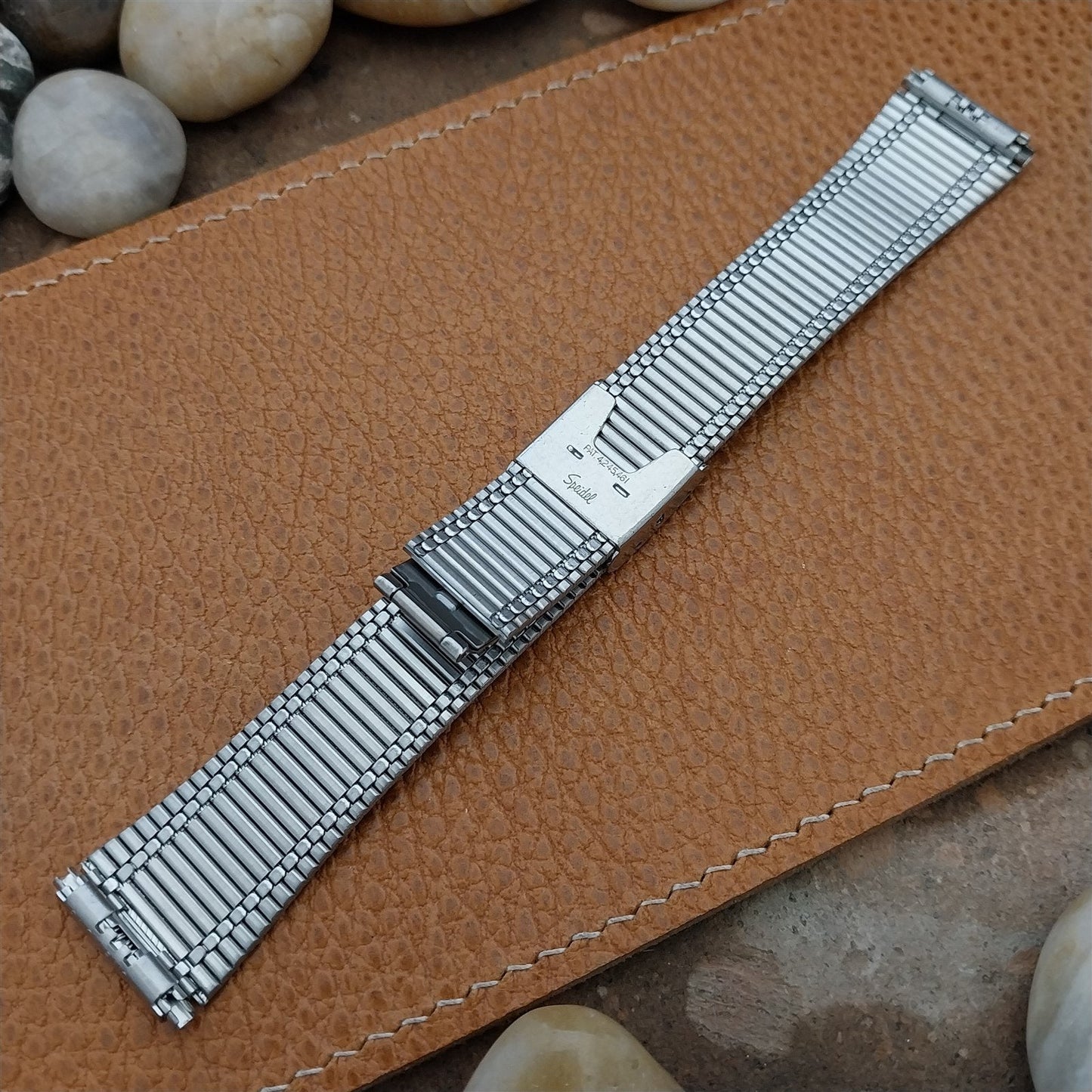 18mm 19mm 20mm Classic Speidel Stainless Steel Unused 1970s Vintage Watch Band