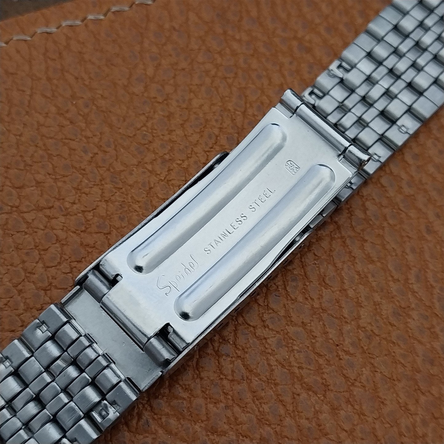 22mm 20mm Speidel Stainless Steel Deployment Vintage Watch Band