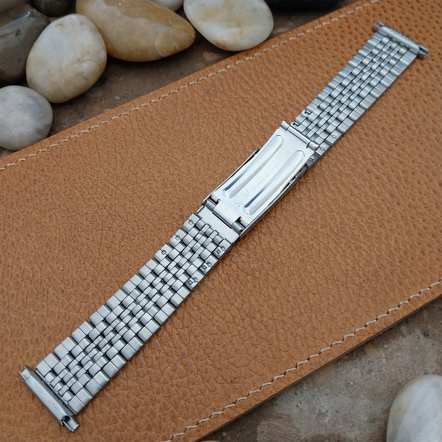 22mm 20mm Speidel Stainless Steel Deployment Vintage Watch Band