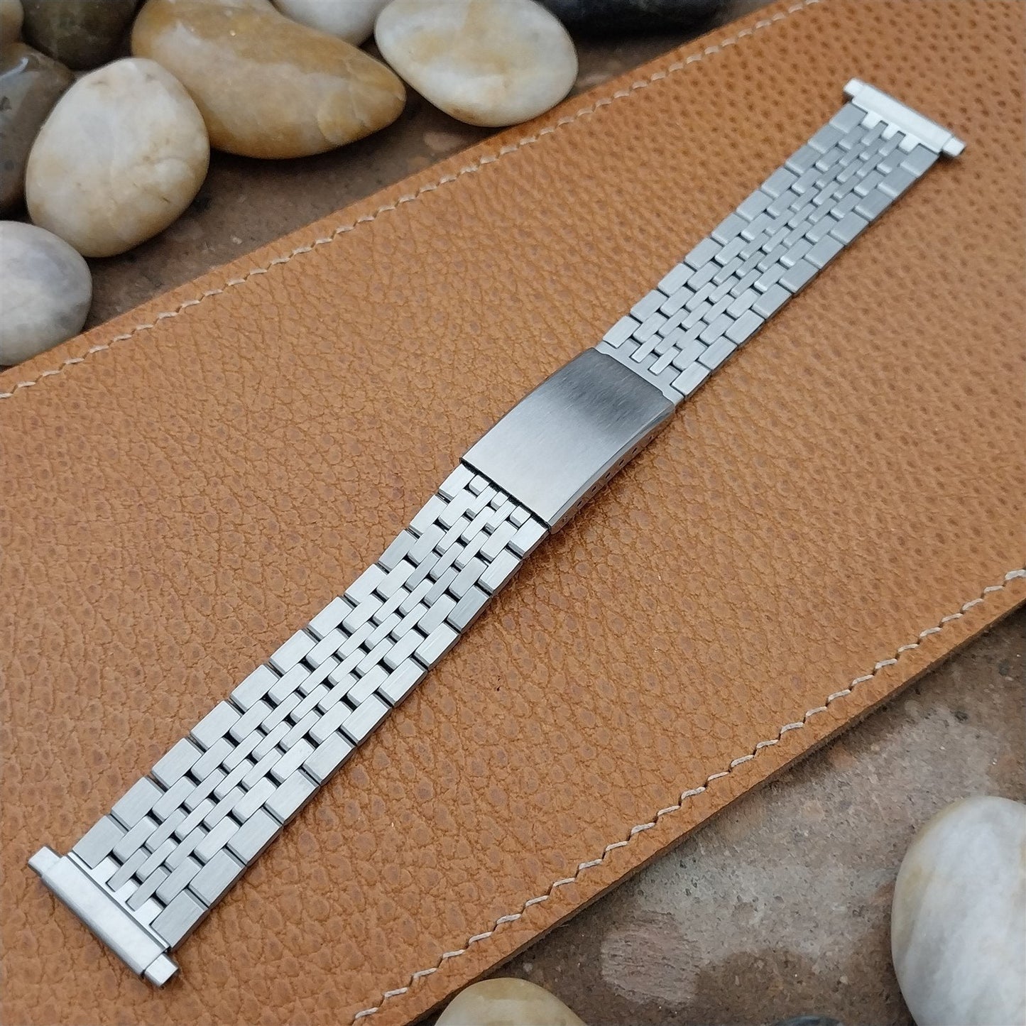 22mm 20mm Speidel Stainless Steel Deployment Vintage Watch Band