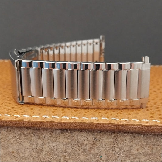 22mm 7/8" Speidel USA Wide Stainless Steel Deployment Vintage Watch Band