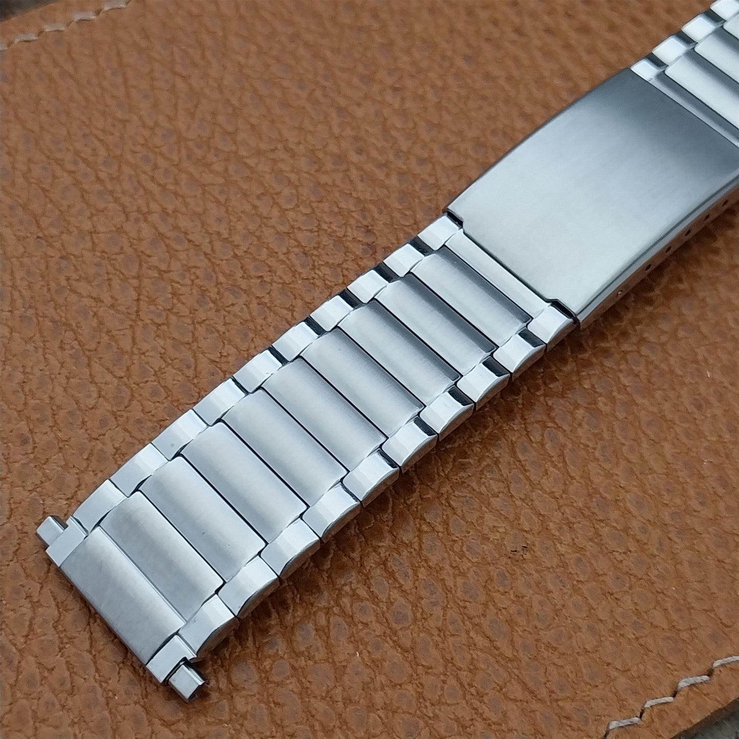 22mm 7/8" Speidel USA Wide Stainless Steel Deployment Vintage Watch Band