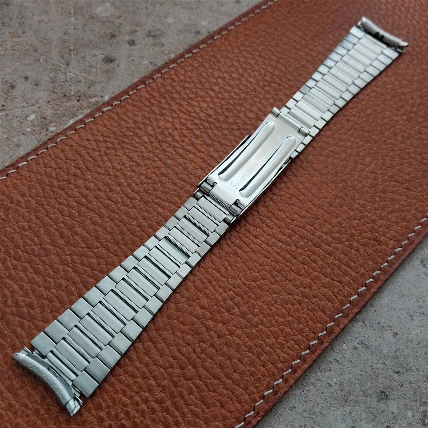18mm 20mm 22mm Speidel Stainless Steel Deployment Vintage Watch Band