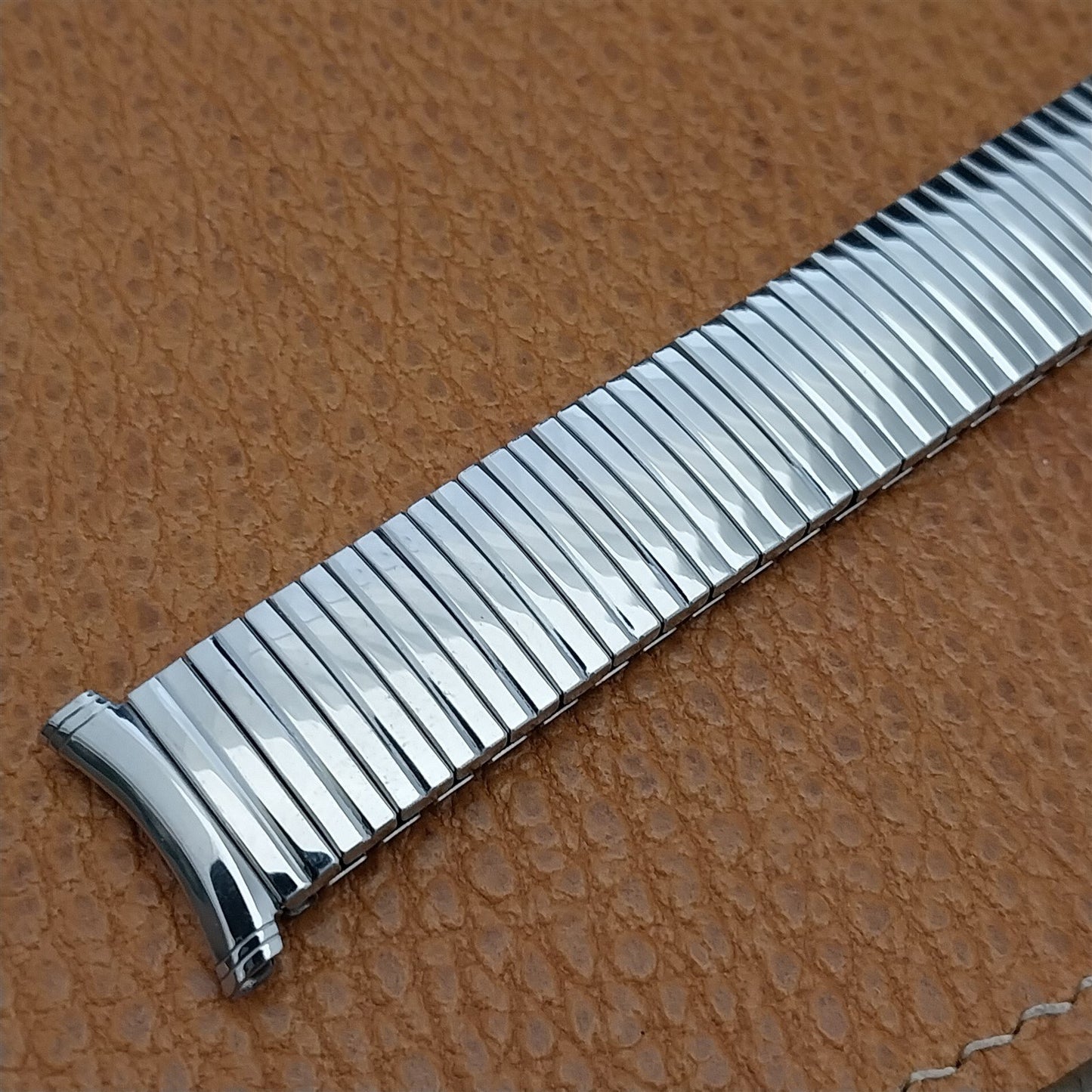 nos Stainless Steel Speidel Calendar 1971 Vintage Watch Band 16mm 18mm 19mm