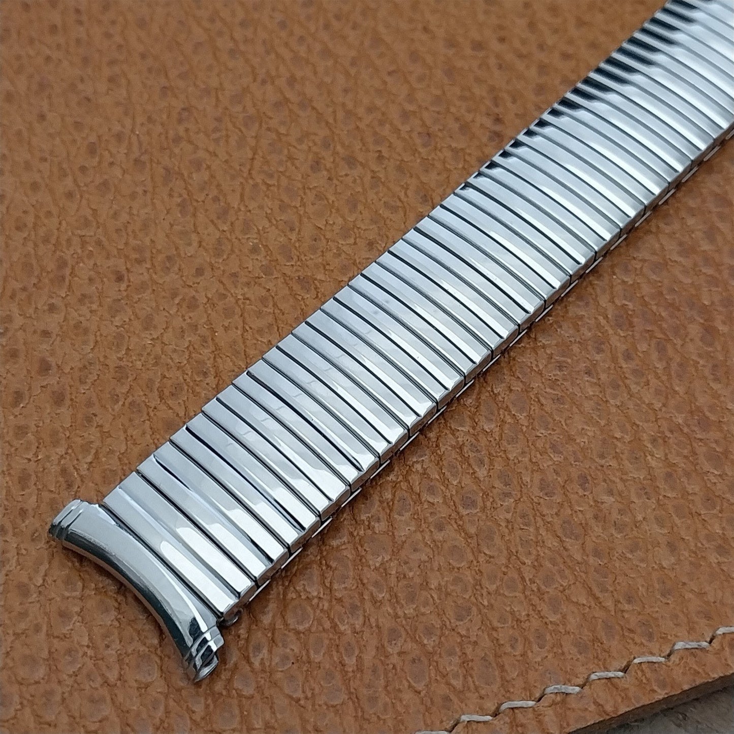 nos Stainless Steel Speidel Calendar 1971 Vintage Watch Band 16mm 18mm 19mm