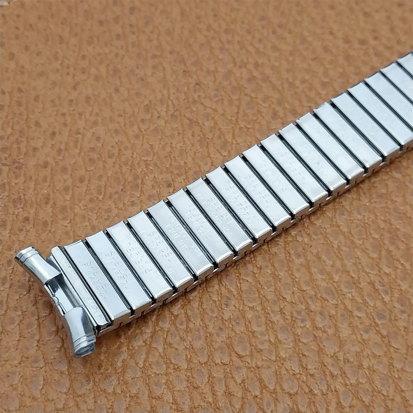 nos Stainless Steel Speidel Calendar 1971 Vintage Watch Band 16mm 18mm 19mm