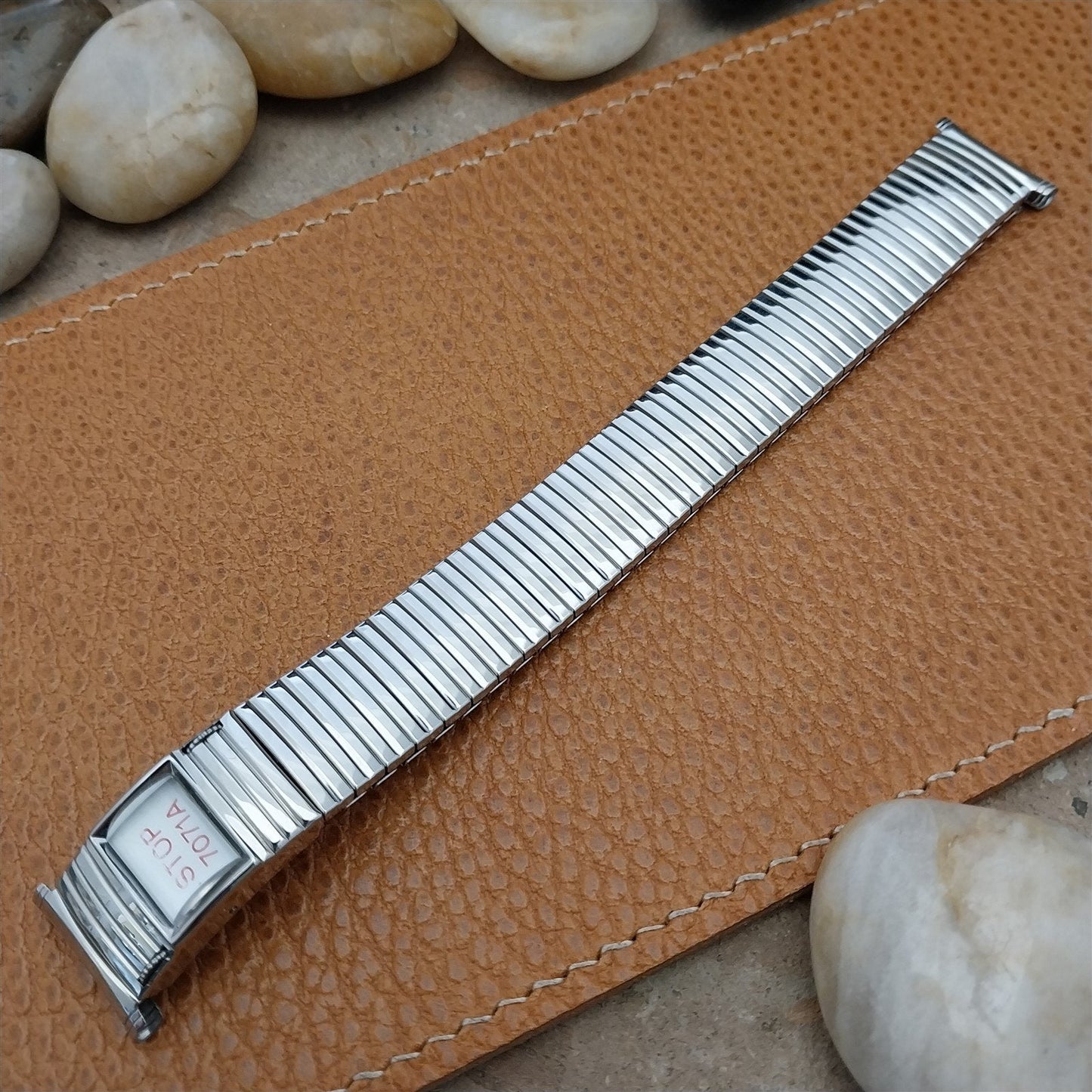 nos Stainless Steel Speidel Calendar 1971 Vintage Watch Band 16mm 18mm 19mm