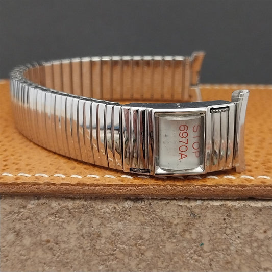 nos Stainless Steel Speidel Calendar 1969 Vintage Watch Band 16mm 18mm 19mm