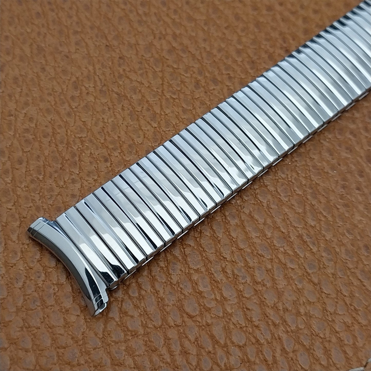 nos Stainless Steel Speidel Calendar 1969 Vintage Watch Band 16mm 18mm 19mm