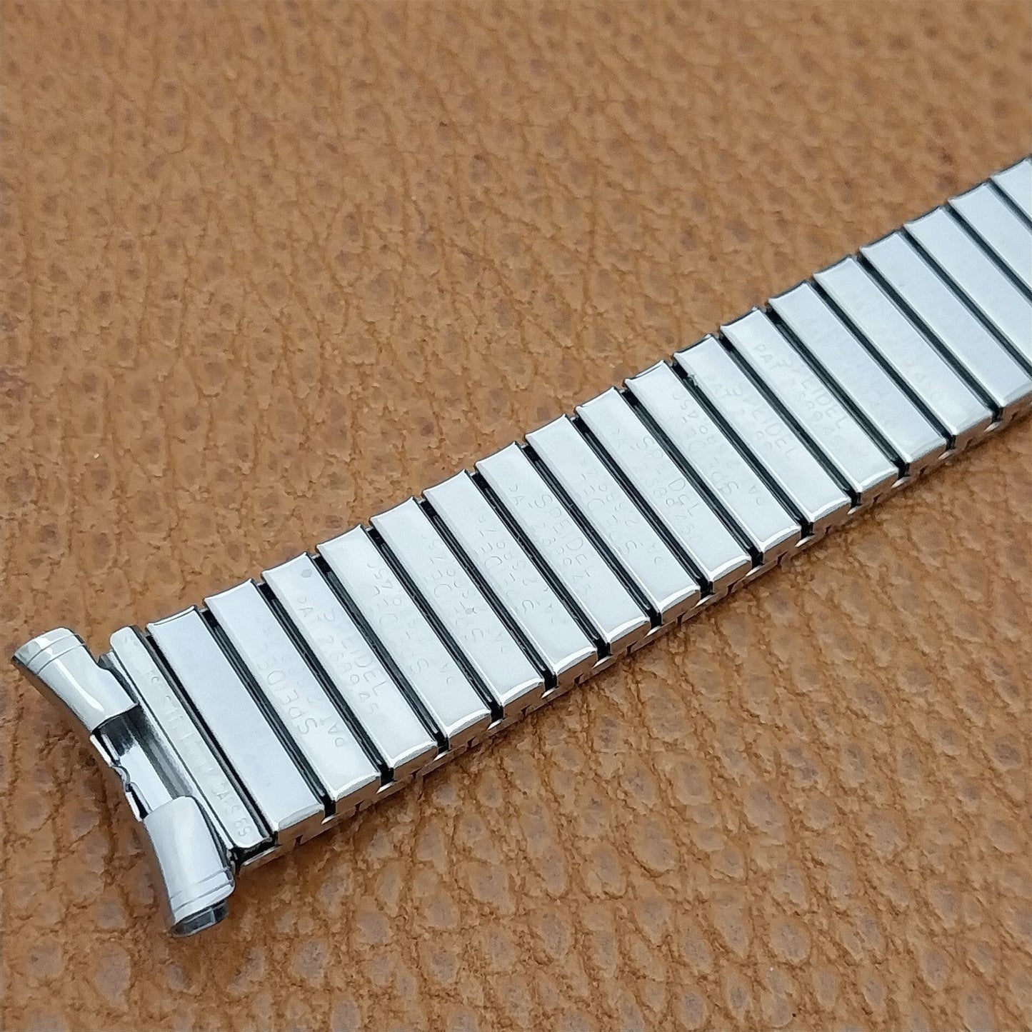 nos Stainless Steel Speidel Calendar 1969 Vintage Watch Band 16mm 18mm 19mm