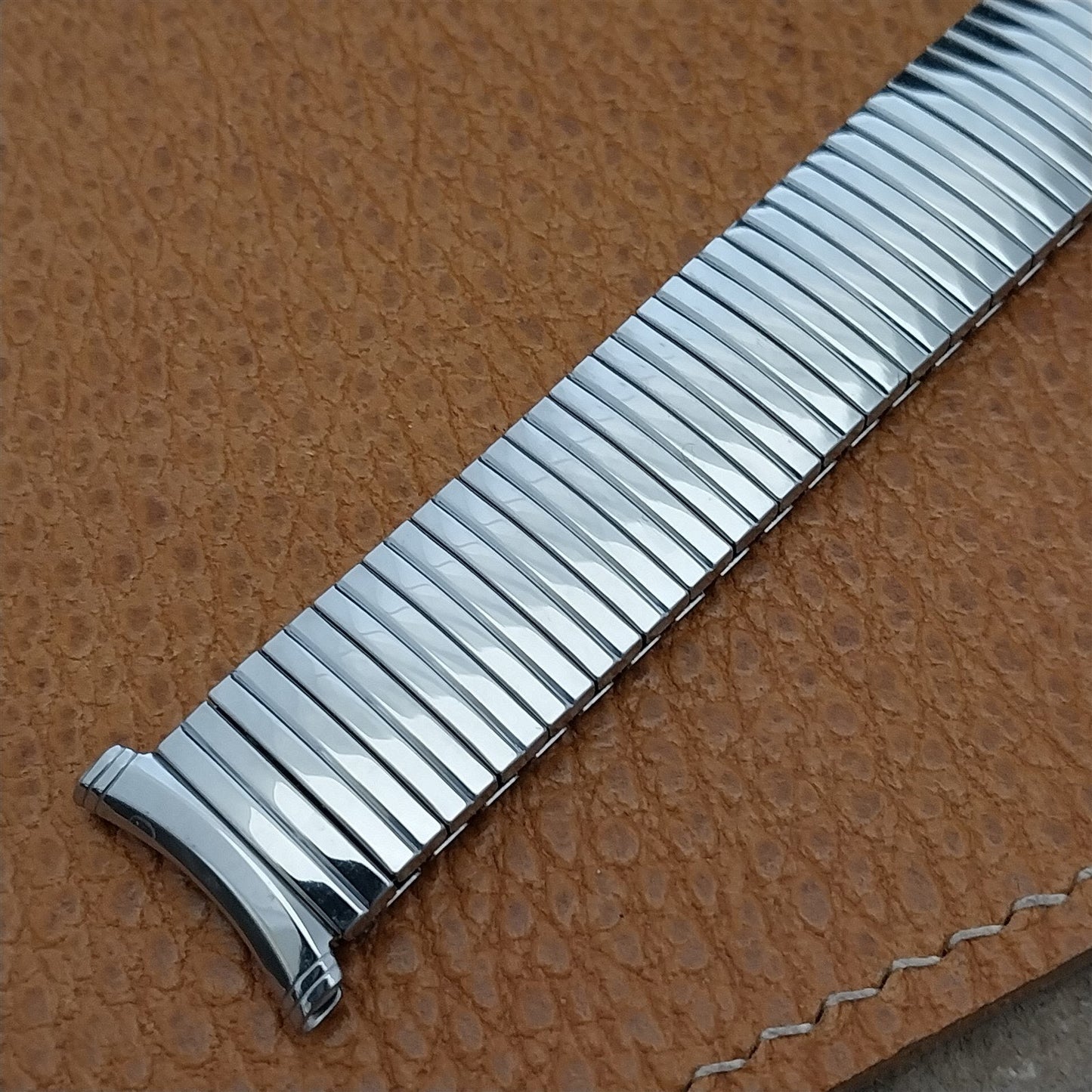 nos Stainless Steel Speidel Calendar 1973 Vintage Watch Band 16mm 18mm 19mm