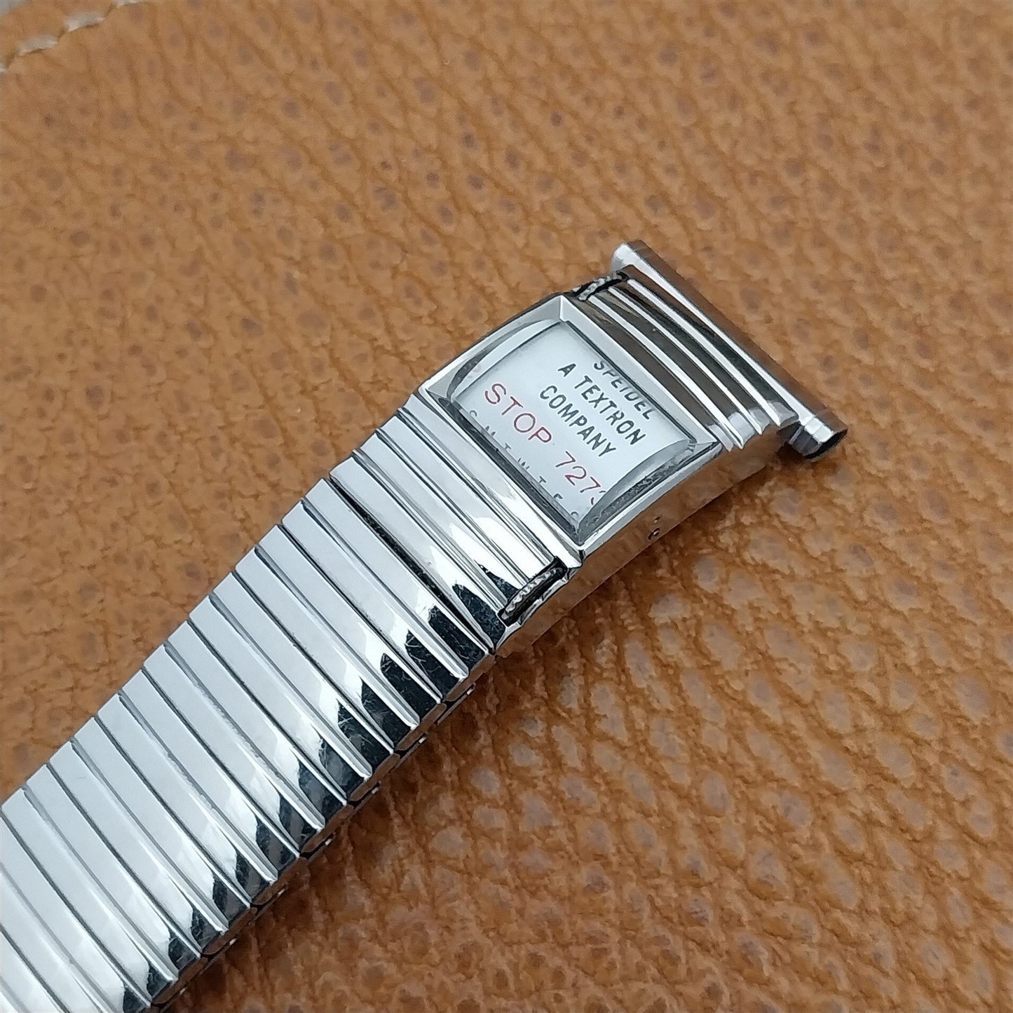 nos Stainless Steel Speidel Calendar 1972 Vintage Watch Band 16mm 18mm 19mm