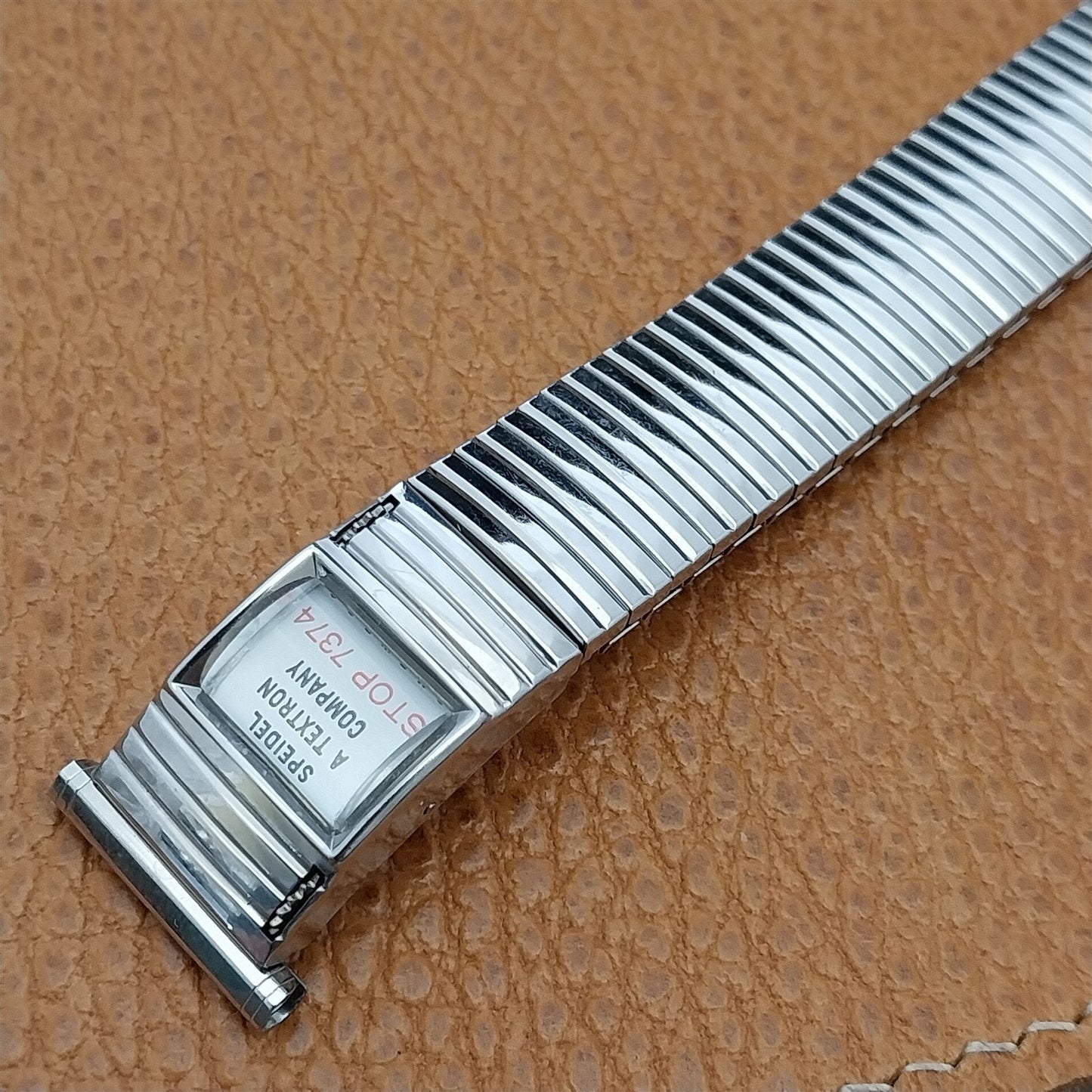 nos Stainless Steel Speidel Calendar 1973 Vintage Watch Band 16mm 18mm 19mm