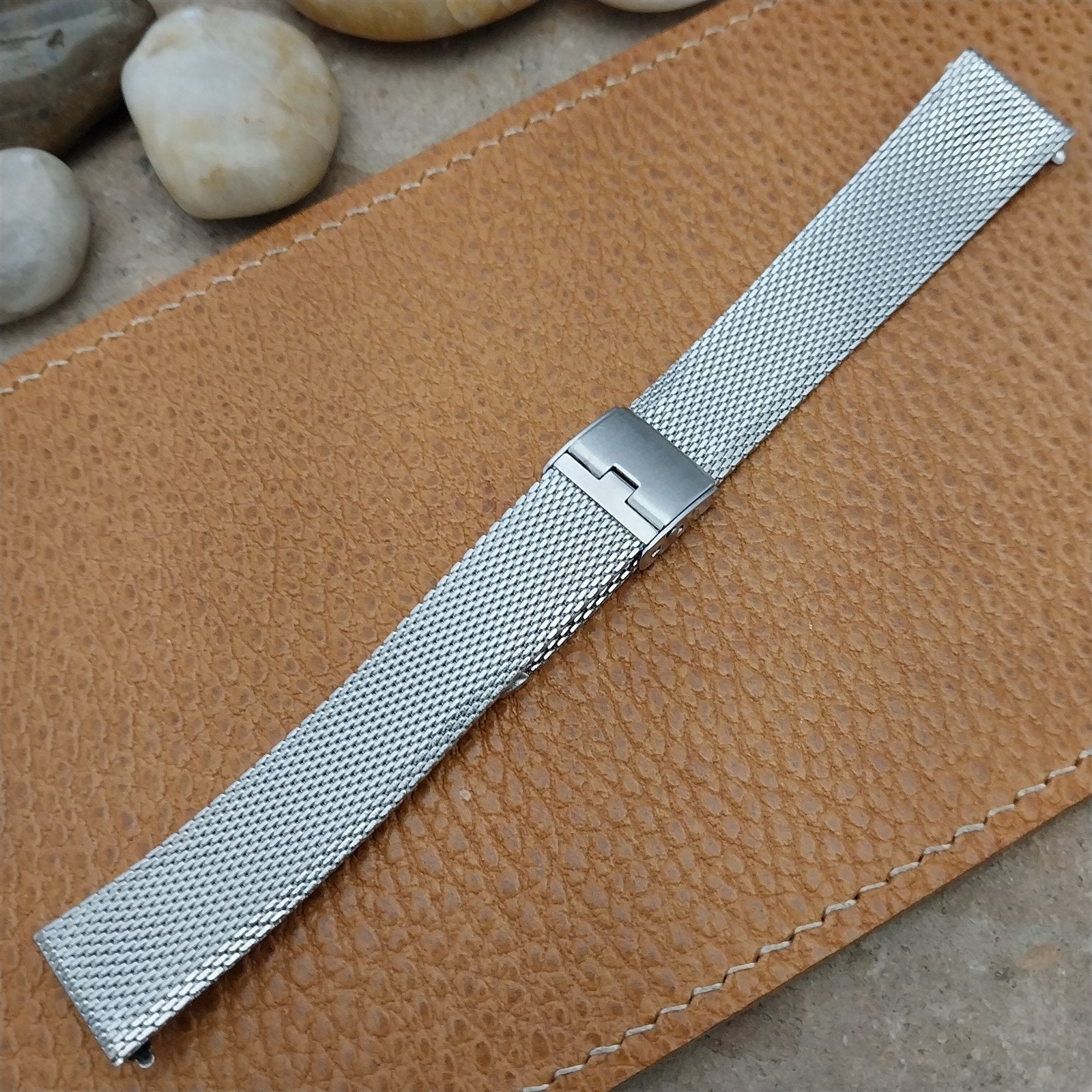 17.2mm Stainless Steel Mesh Classic Kingsway 1960s-1970s Vintage Watch Band