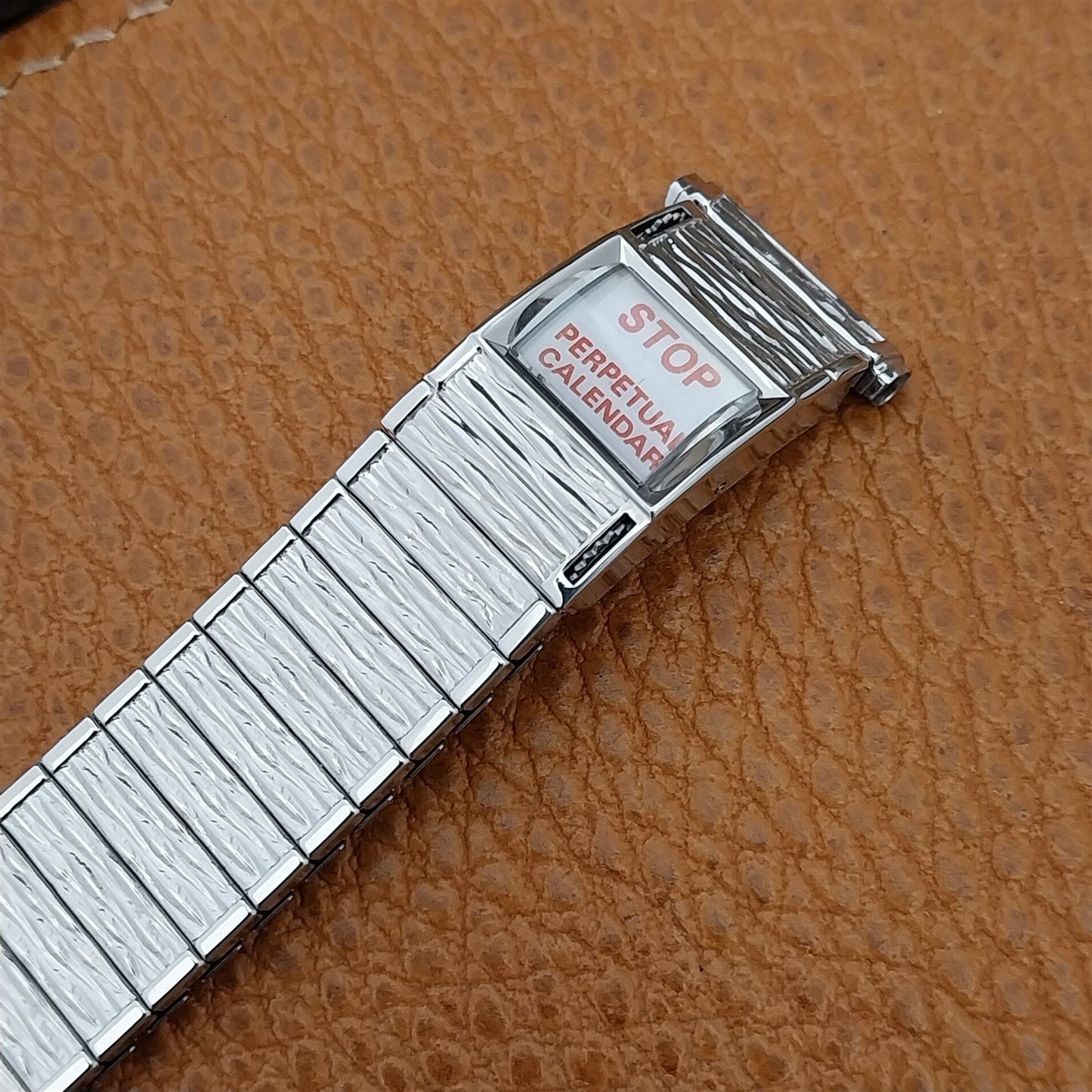 Speidel Valencia Perpetual Calendar Stainless Steel Vintage Watch Band