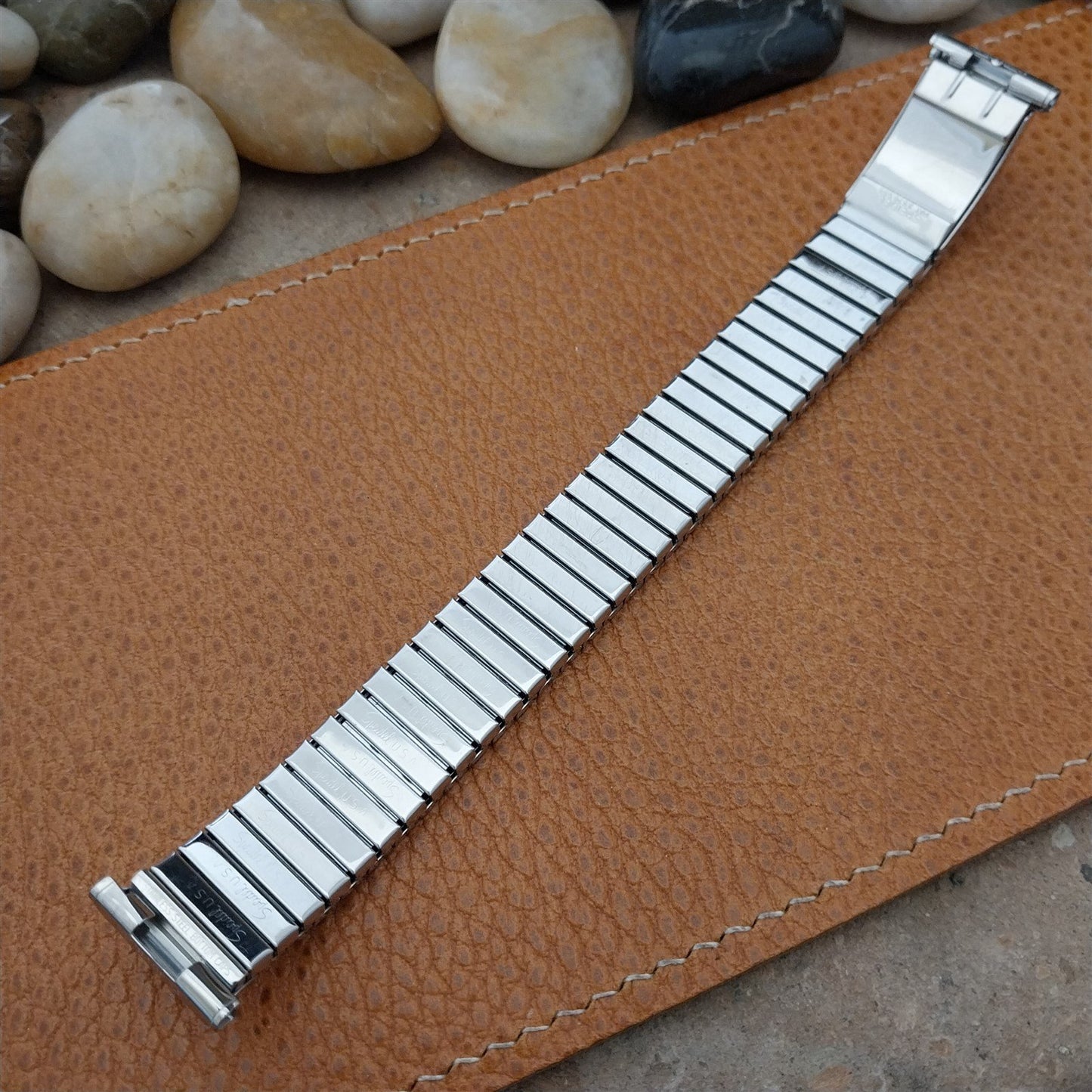 Speidel Valencia Perpetual Calendar Stainless Steel Vintage Watch Band