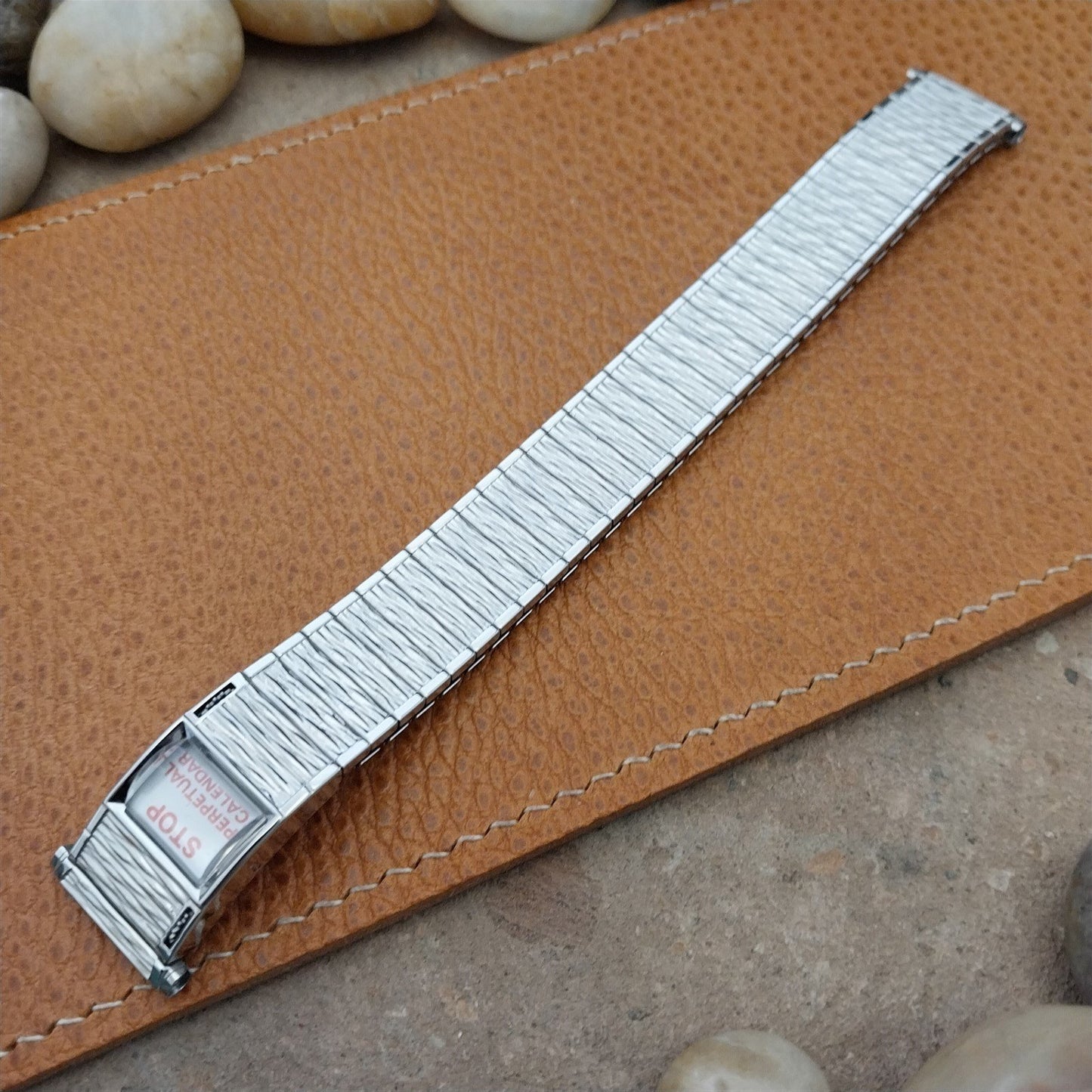 Speidel Valencia Perpetual Calendar Stainless Steel Vintage Watch Band