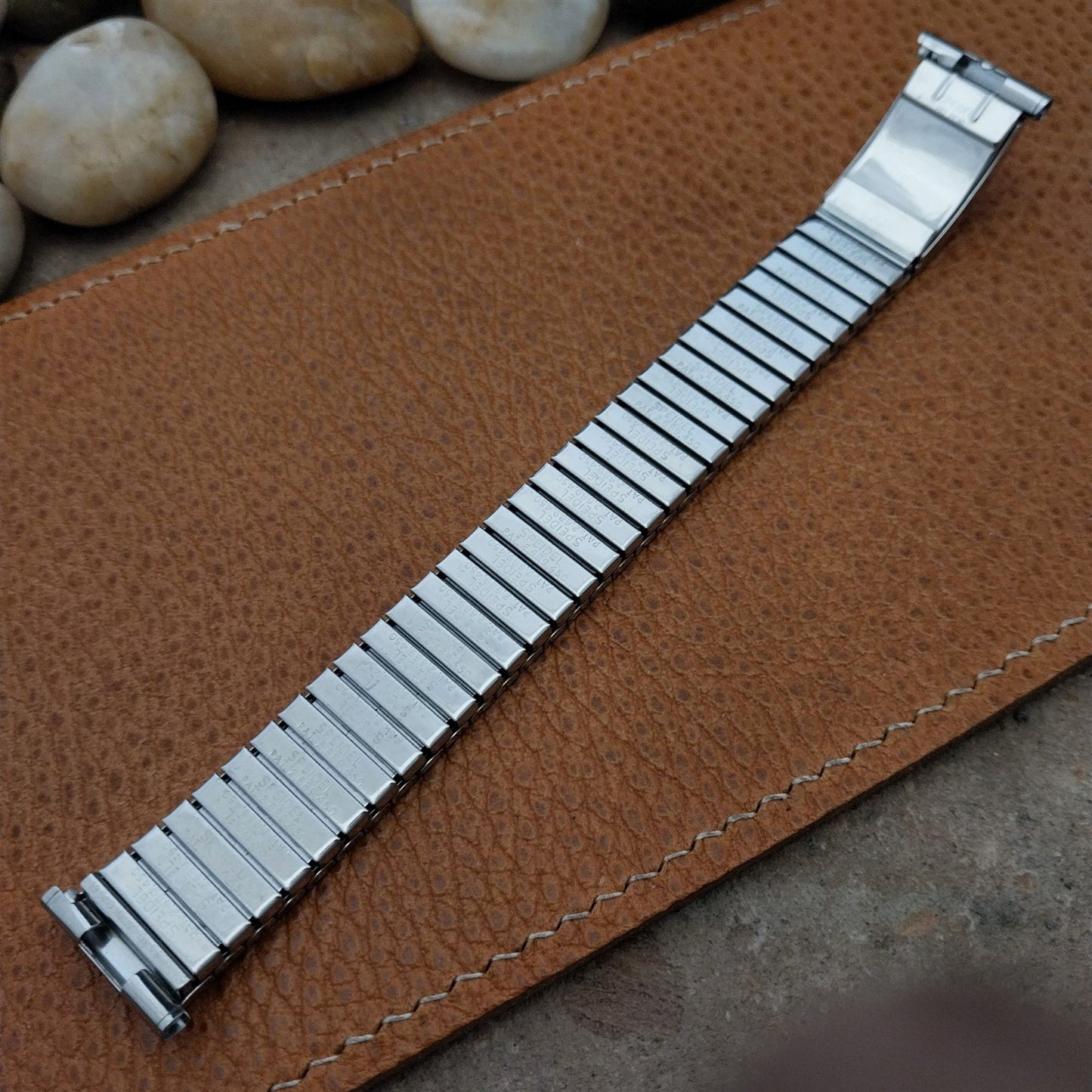 Speidel Valencia Perpetual Calendar Stainless Steel nos Vintage Watch Band