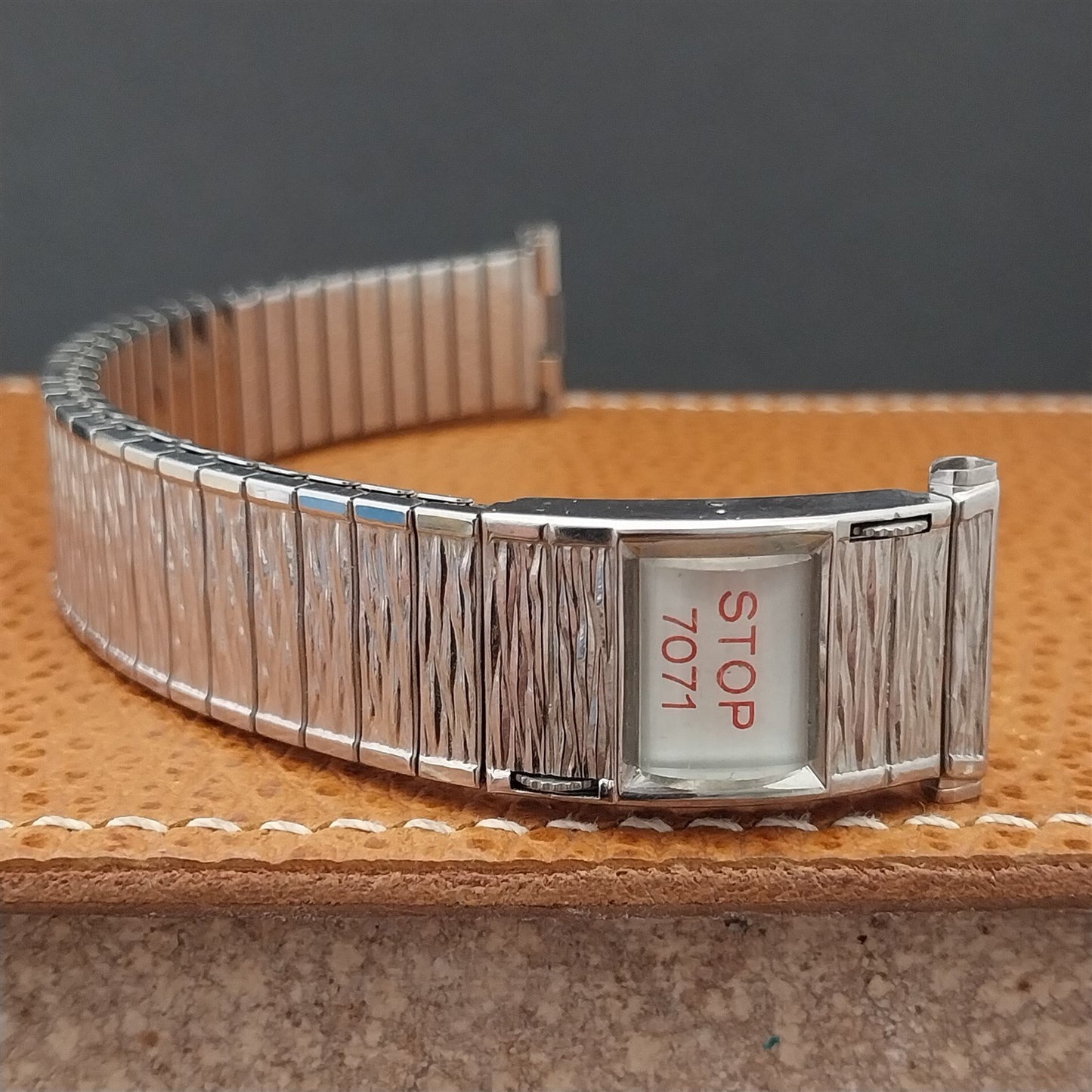 Speidel Valencia 1970/71 Calendar Stainless Steel nos Vintage Watch Band