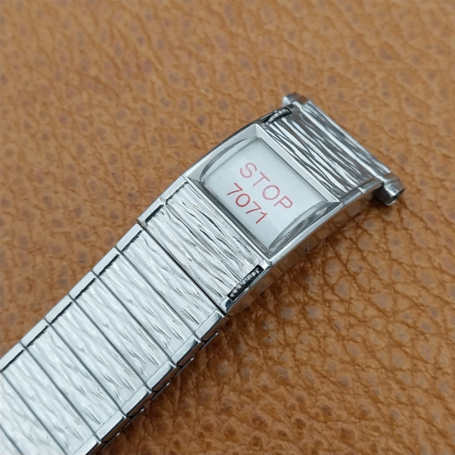 Speidel Valencia 1970/71 Calendar Stainless Steel nos Vintage Watch Band