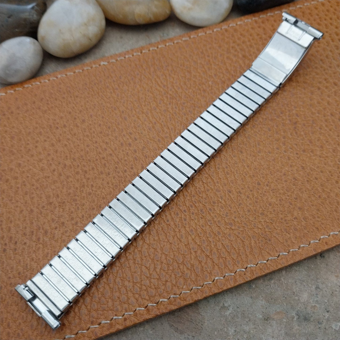 Speidel Valencia 1970/71 Calendar Stainless Steel nos Vintage Watch Band