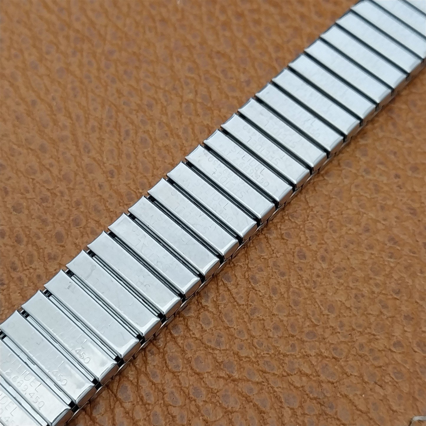 Speidel Valencia 1972/73 Calendar Stainless Steel nos Vintage Watch Band