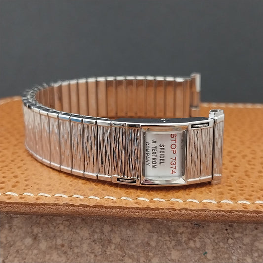 Speidel Valencia 1973/1974 Calendar Stainless Steel Unused Vintage Watch Band