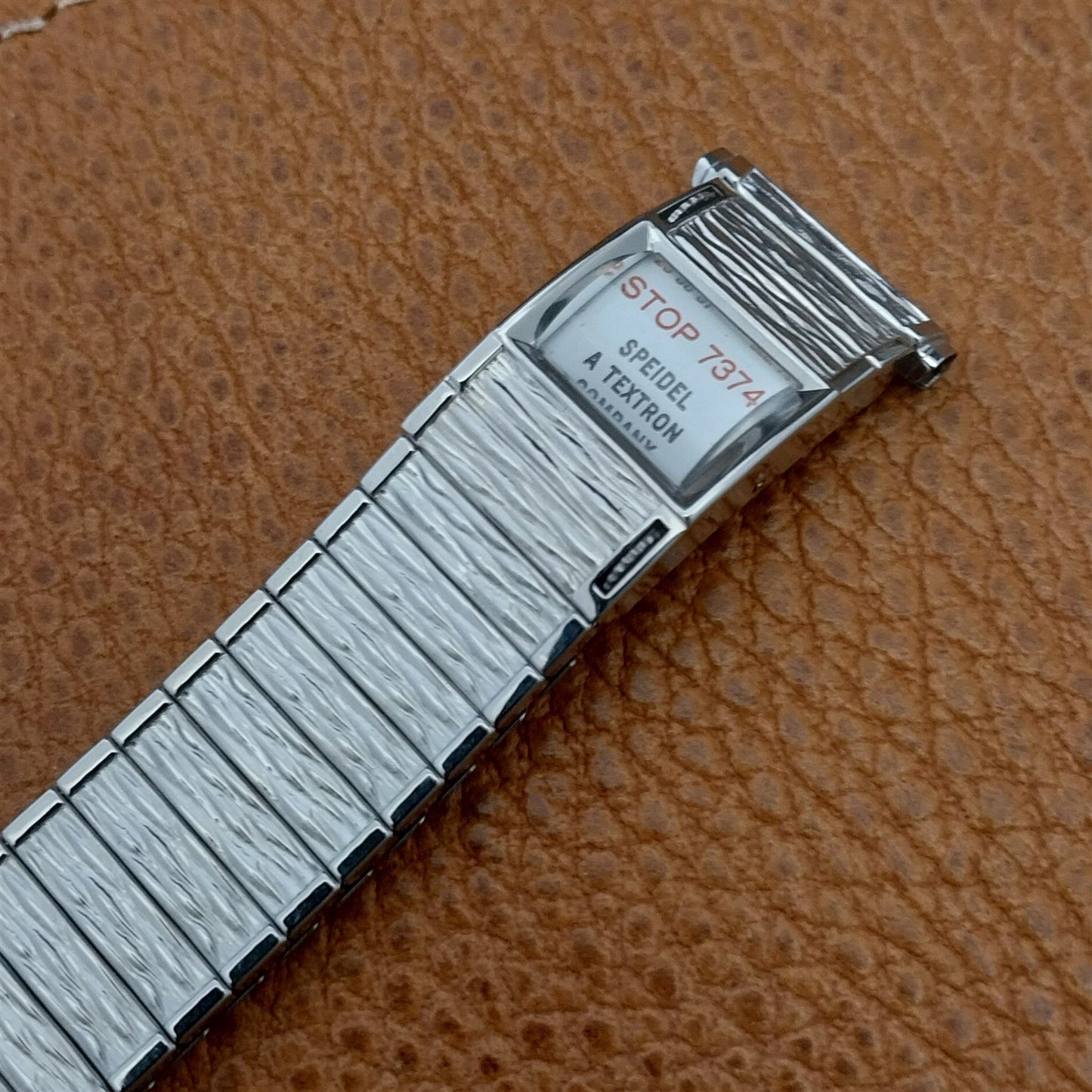 Speidel Valencia 1973/1974 Calendar Stainless Steel Unused Vintage Watch Band