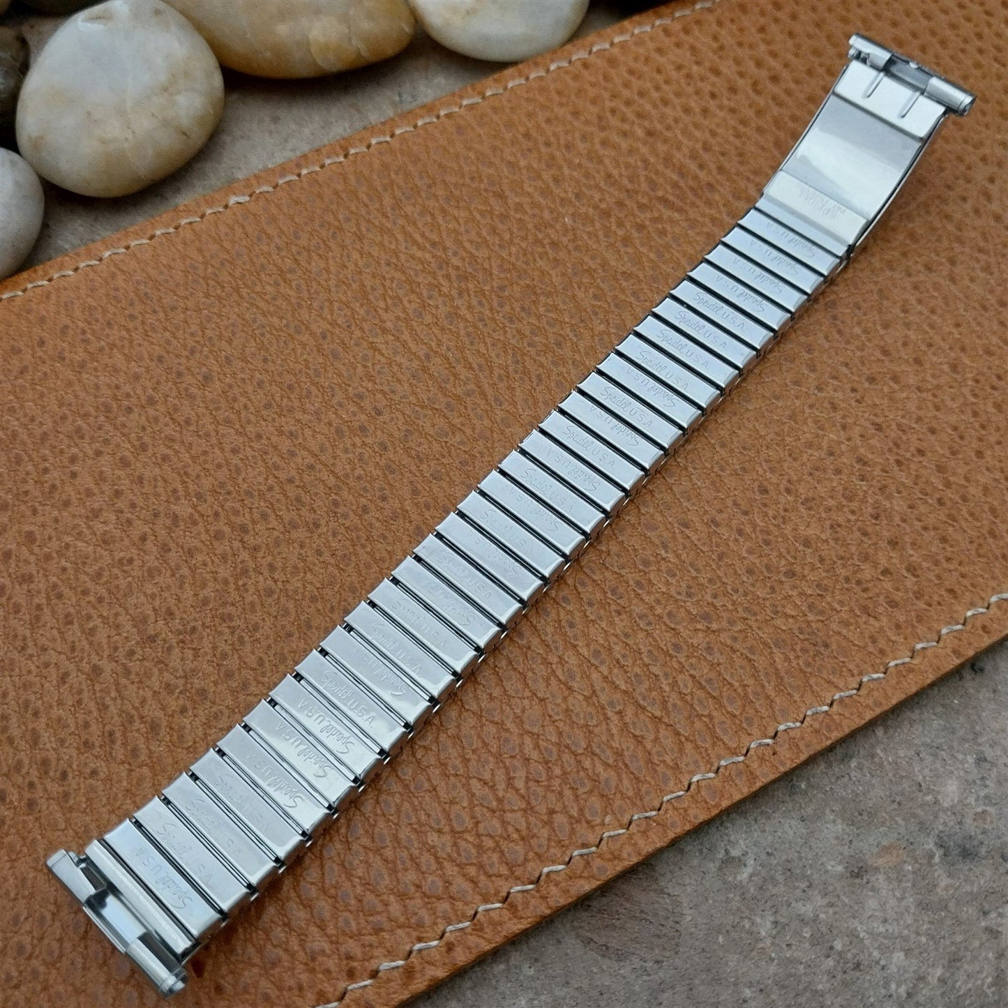 Speidel Valencia 1973/1974 Calendar Stainless Steel Unused Vintage Watch Band