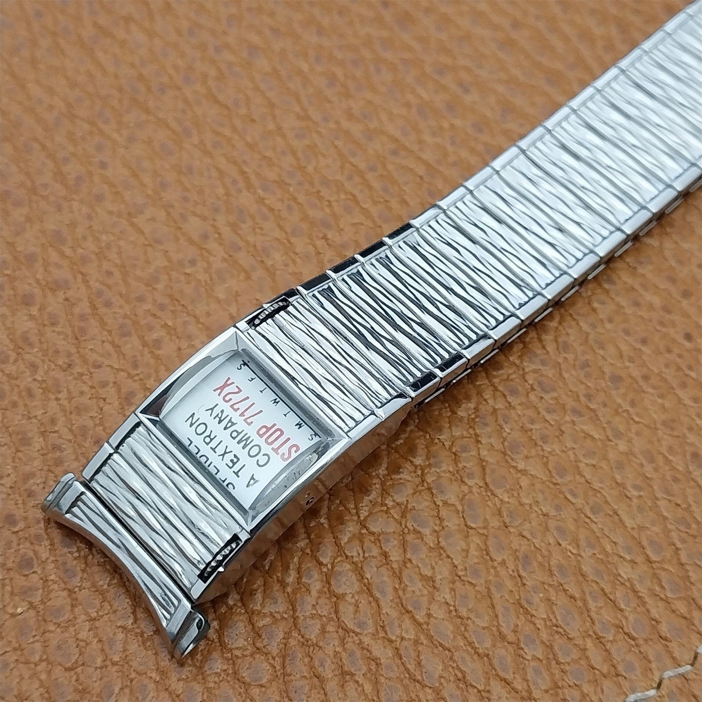 Speidel Valencia 1971/72 Calendar Stainless Steel Unused nos Vintage Watch Band