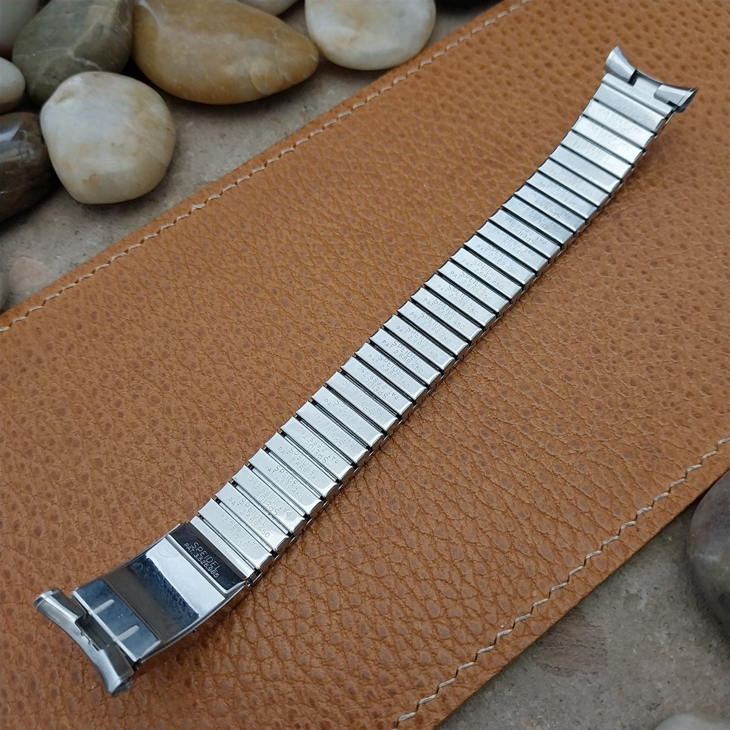 Speidel Valencia 1971/72 Calendar Stainless Steel Unused nos Vintage Watch Band