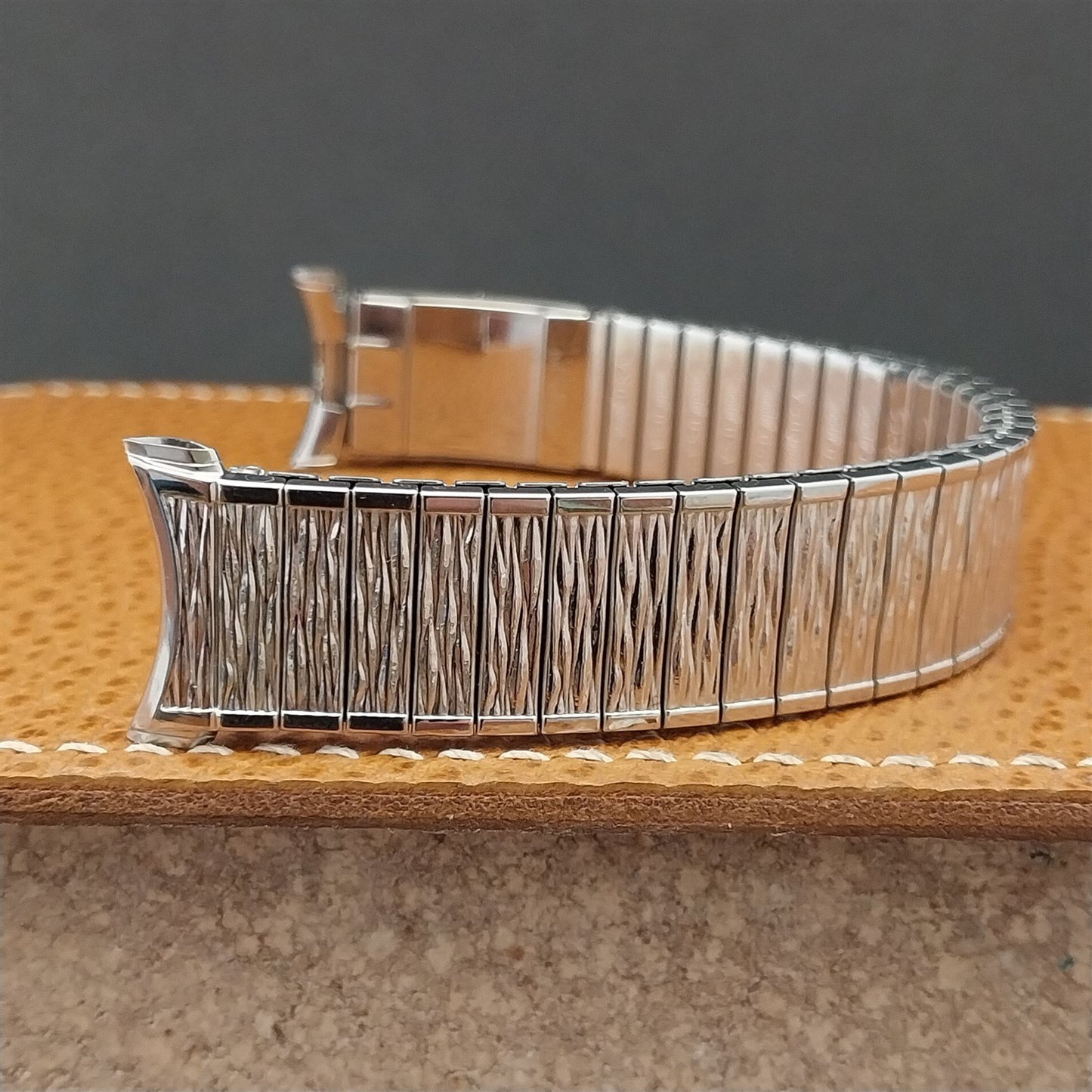 Speidel Valencia Perpetual Calendar Stainless Steel nos Vintage Watch Band