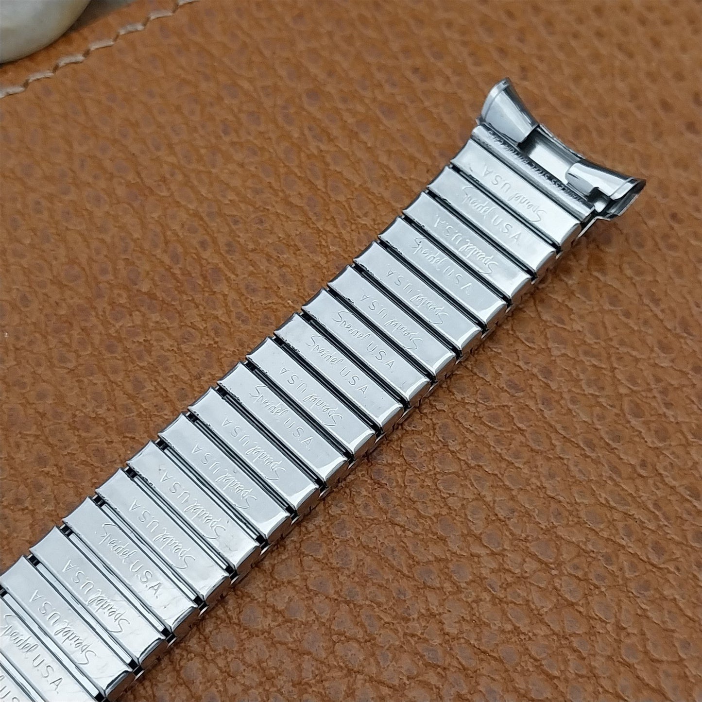 Speidel Valencia Perpetual Calendar Stainless Steel nos Vintage Watch Band