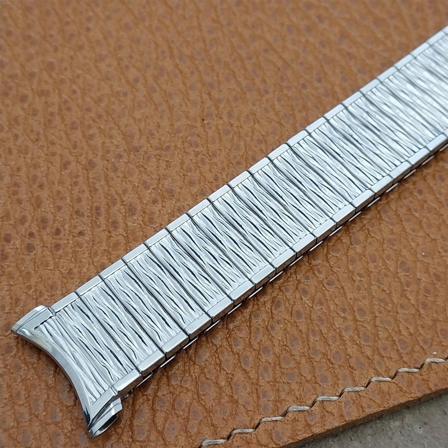 Long Stainless Steel 1969 Speidel Valencia New Vintage Watch Band