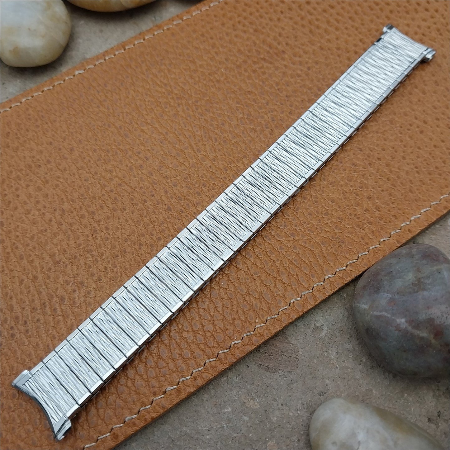 Long Stainless Steel 1969 Speidel Valencia New Vintage Watch Band