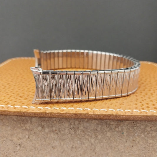 Long Stainless Steel 1970s Speidel Valencia nos Vintage Watch Band