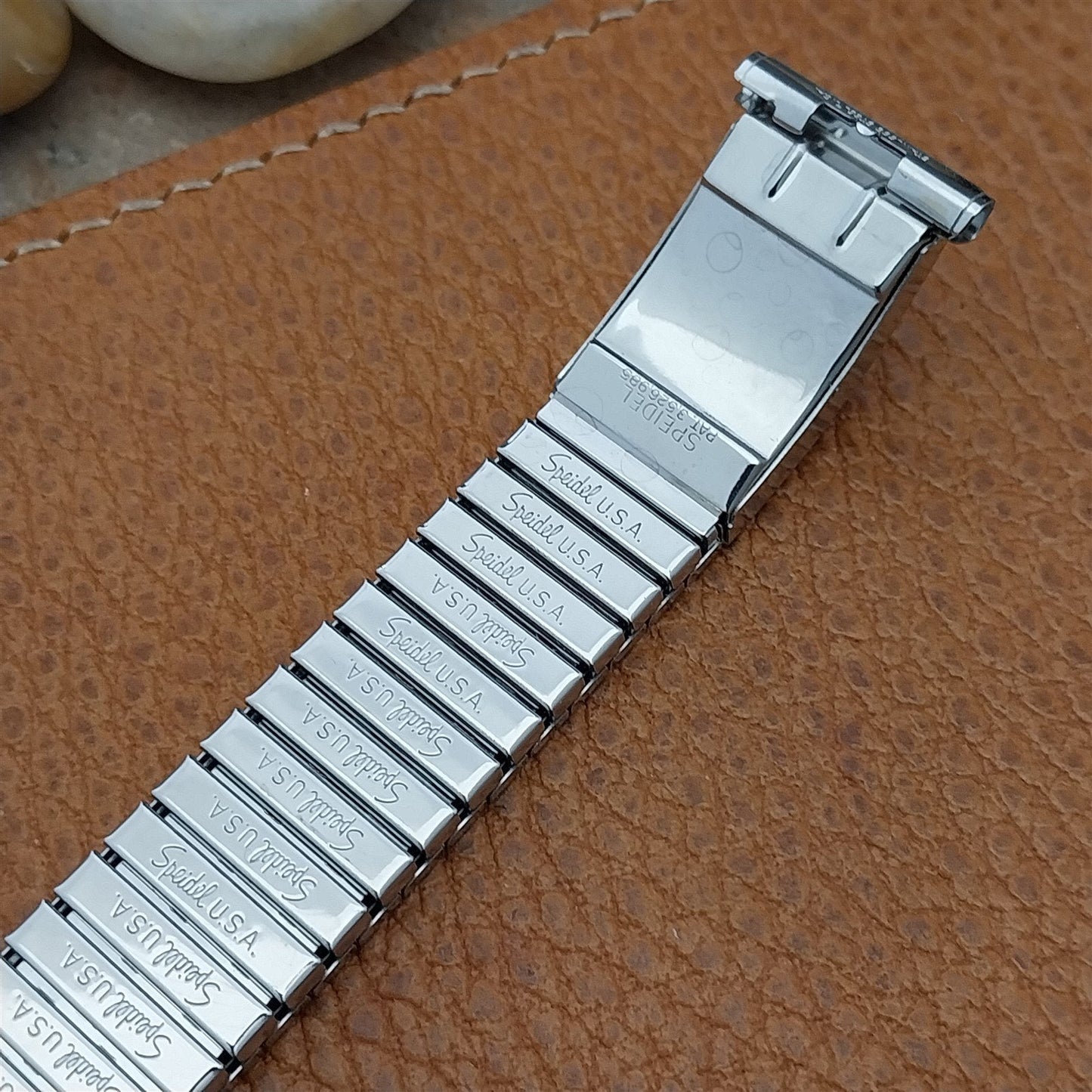 Speidel Valencia 1973/1974 Calendar Stainless Steel nos Vintage Watch Band