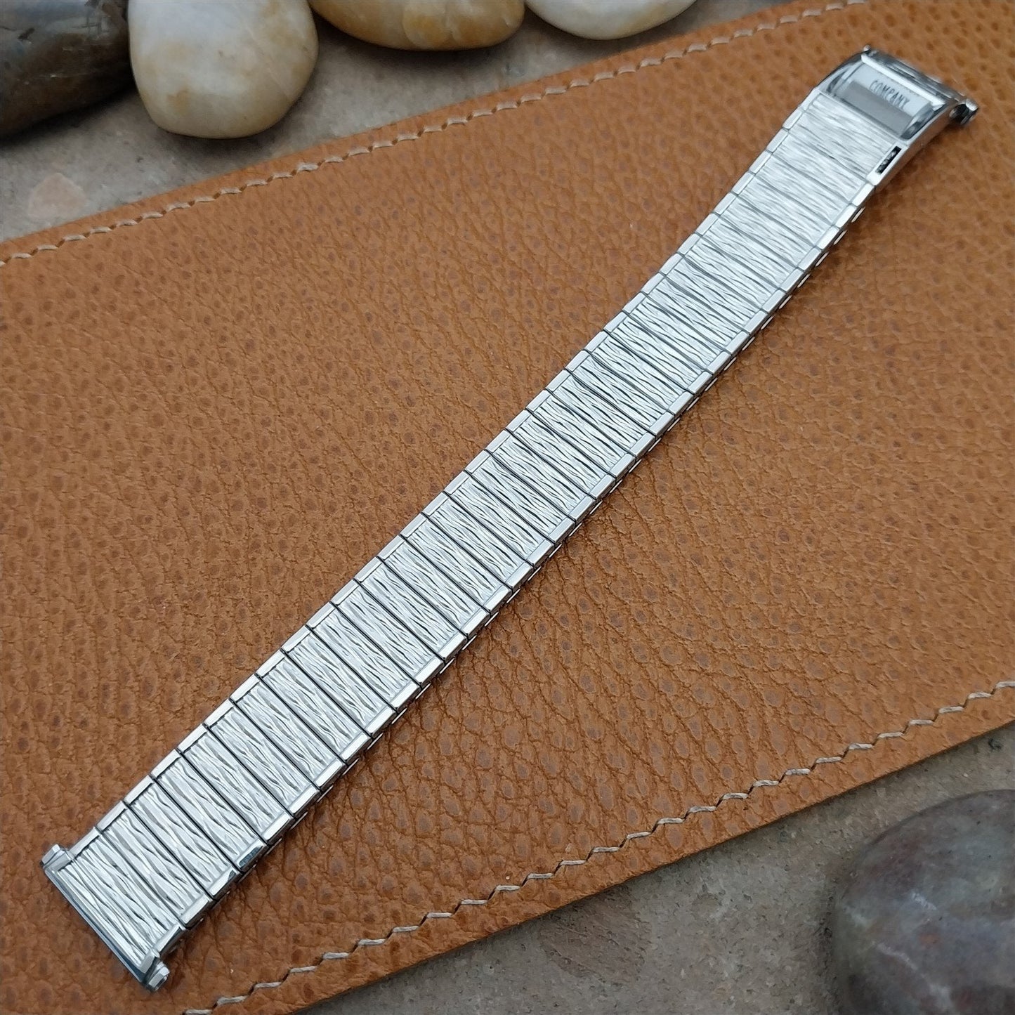 Speidel Valencia 1973/1974 Calendar Stainless Steel nos Vintage Watch Band