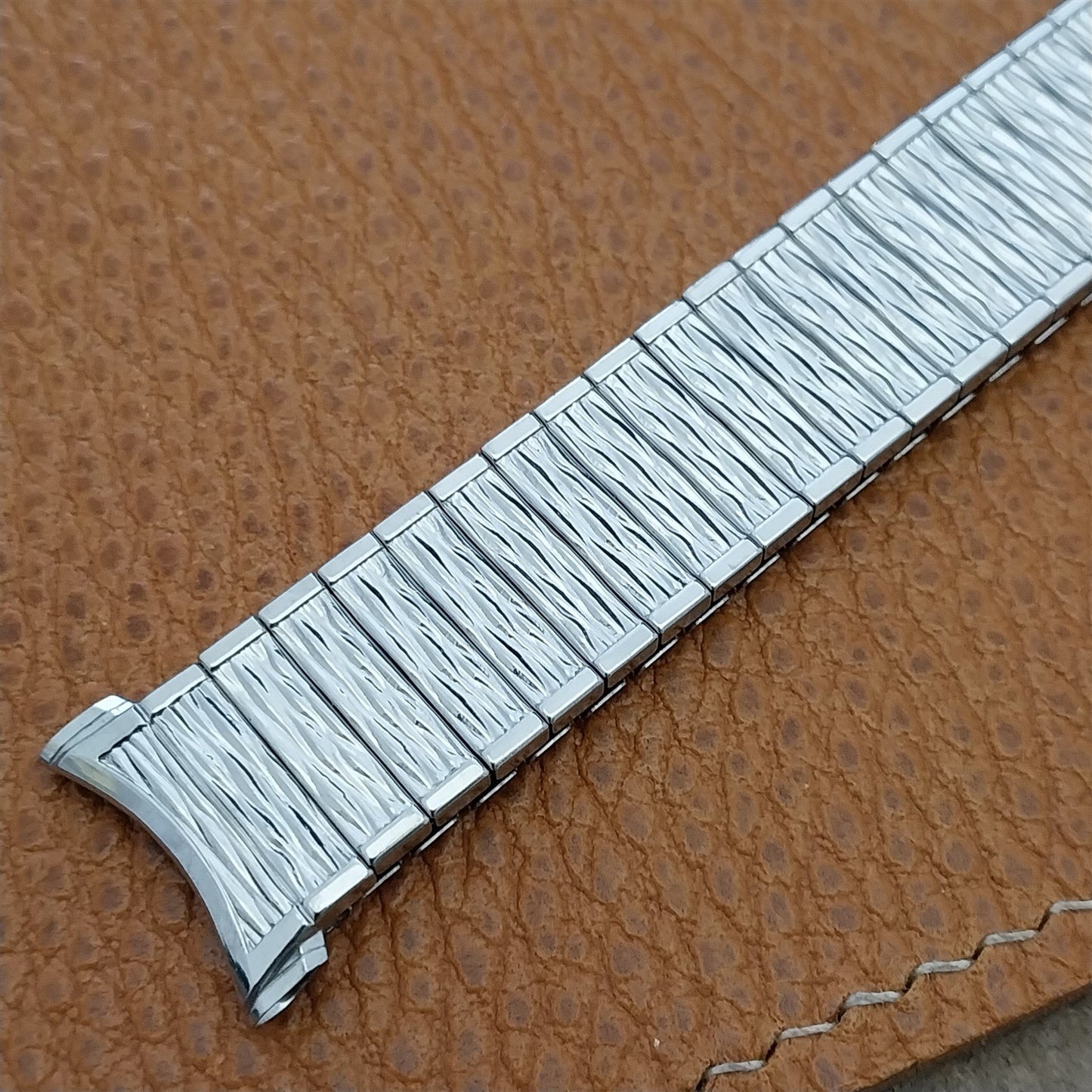 Long Speidel Valencia 72/73 Calendar Stainless Steel nos Vintage Watch Band