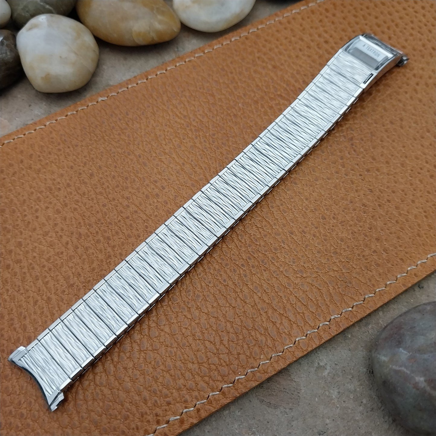 Long Speidel Valencia 72/73 Calendar Stainless Steel nos Vintage Watch Band