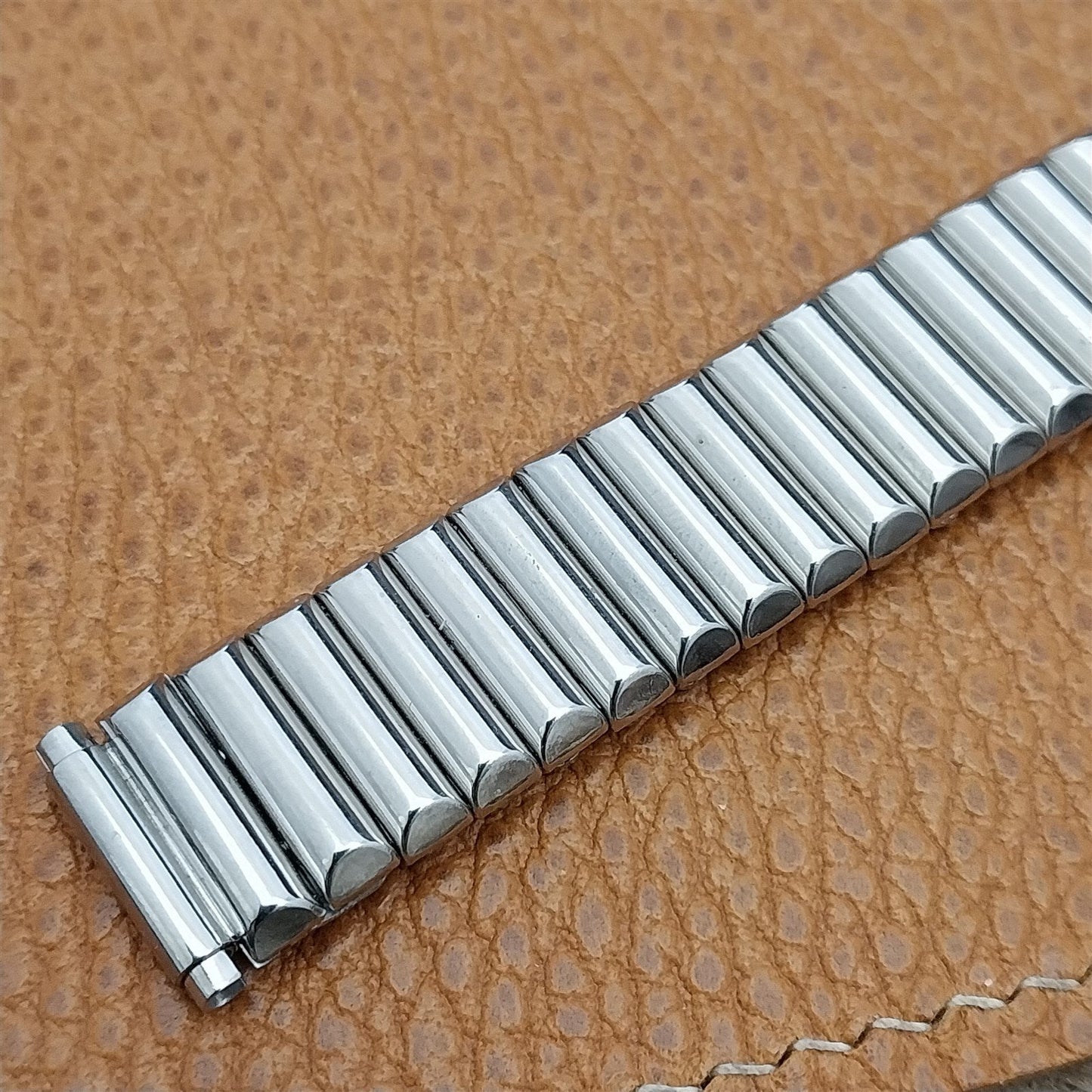 Elgin Stainless Steel Hadley Surrey nos Short 1950s Vintage Watch Band