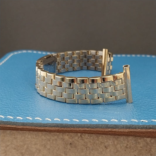 Speidel Corsair 10k Yellow Gold-Filled 19mm 16mm Unused 1950s Vintage Watch Band