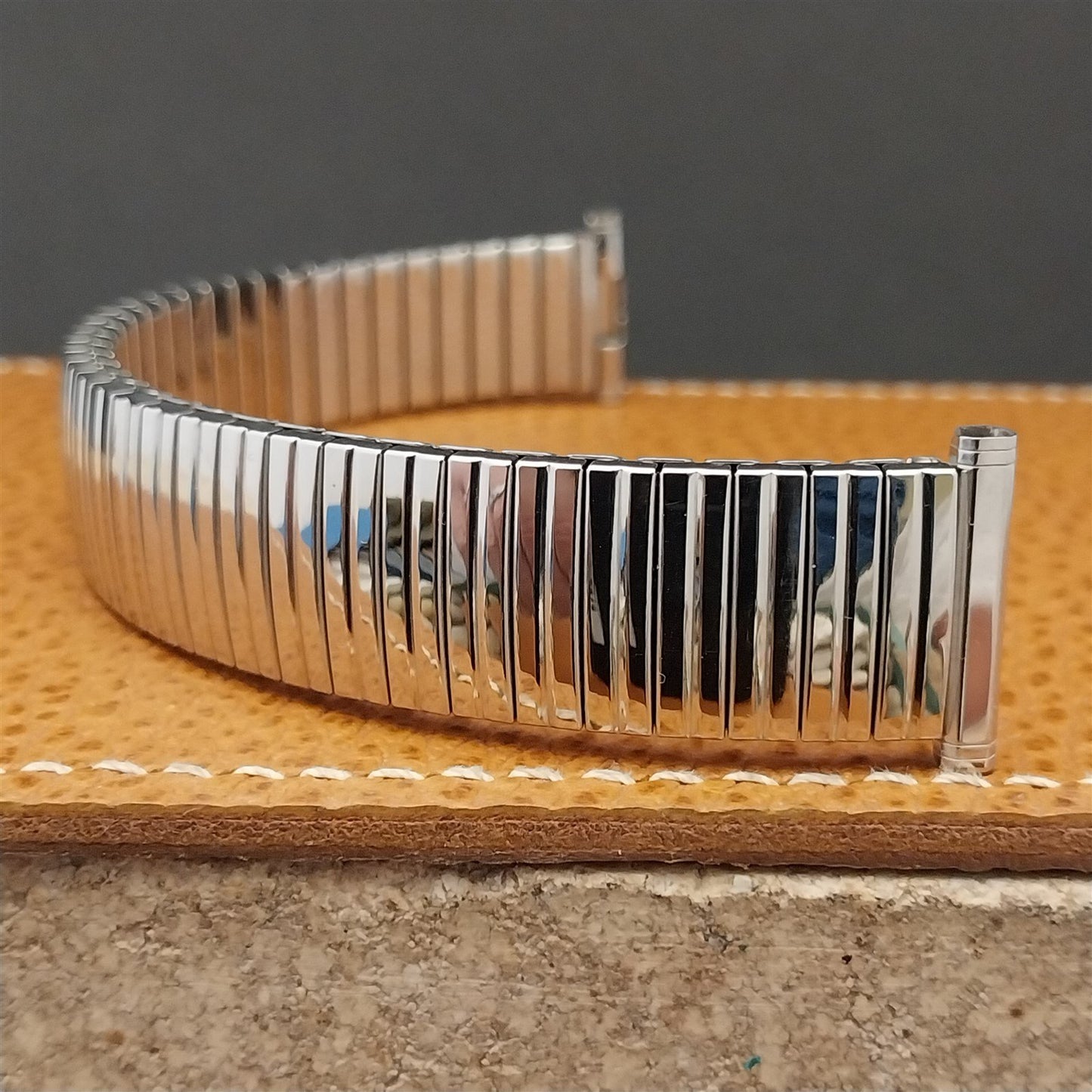 19mm 18mm Stainless Steel Speidel Linesman 1960s Twistoflex Vintage Watch Band